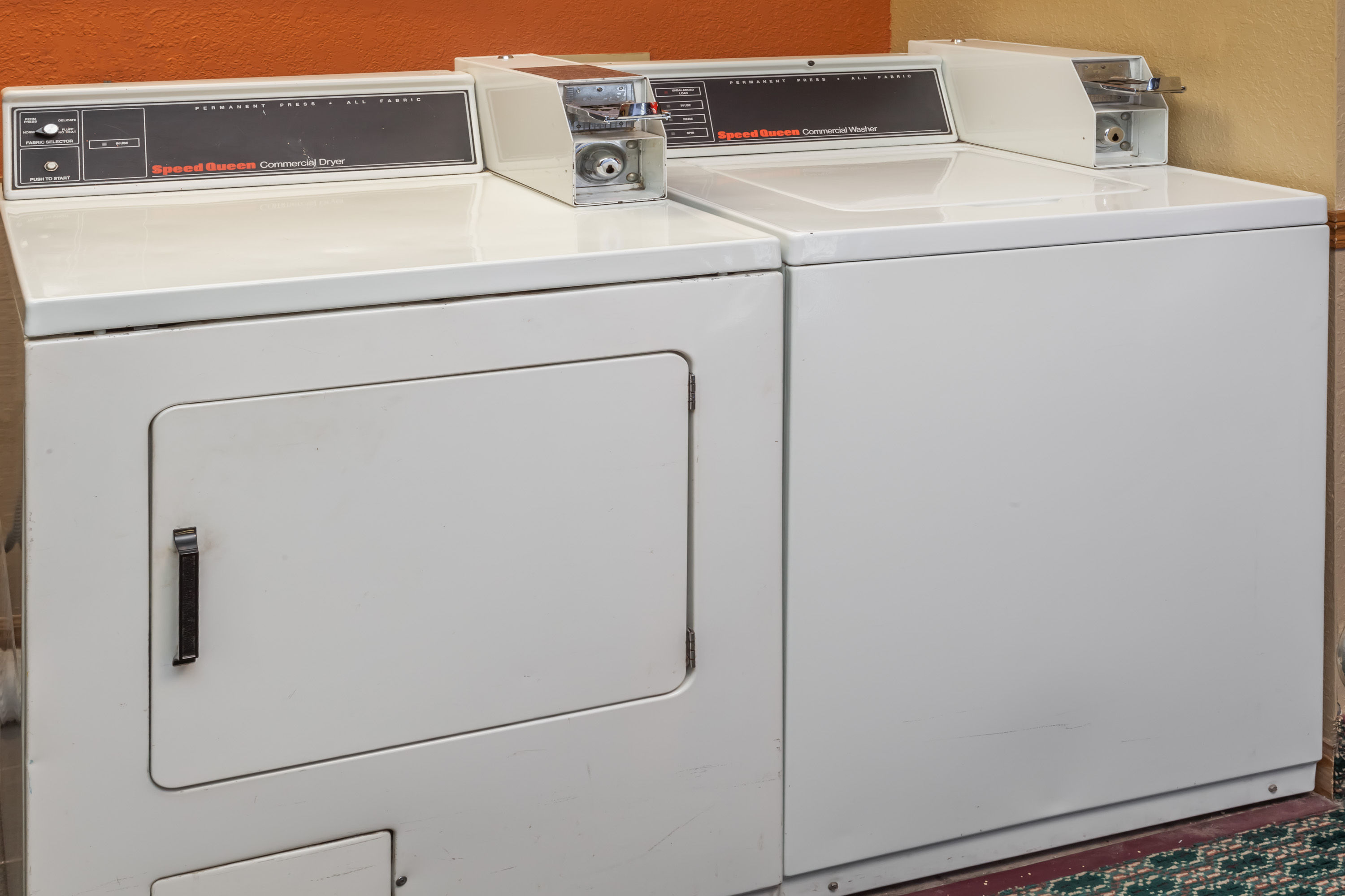 Laundry facilities at Super 8 by Wyndham McLean/Bloomington SW in McLean, Illinois