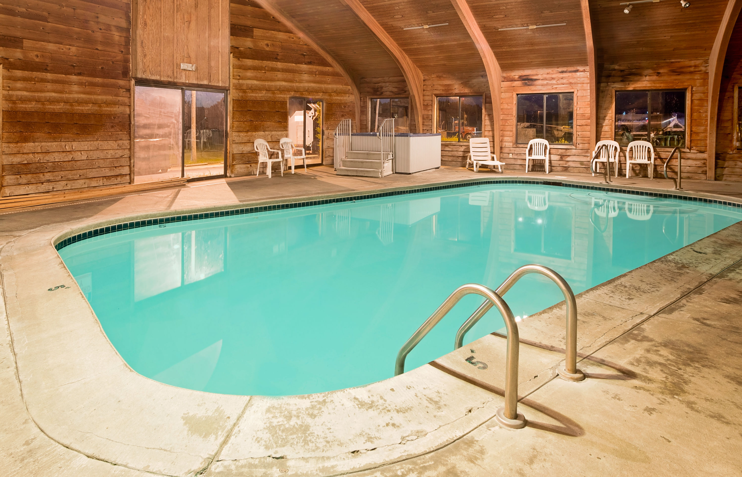 Pool at the Super 8 by Wyndham Metropolis in Metropolis, Illinois