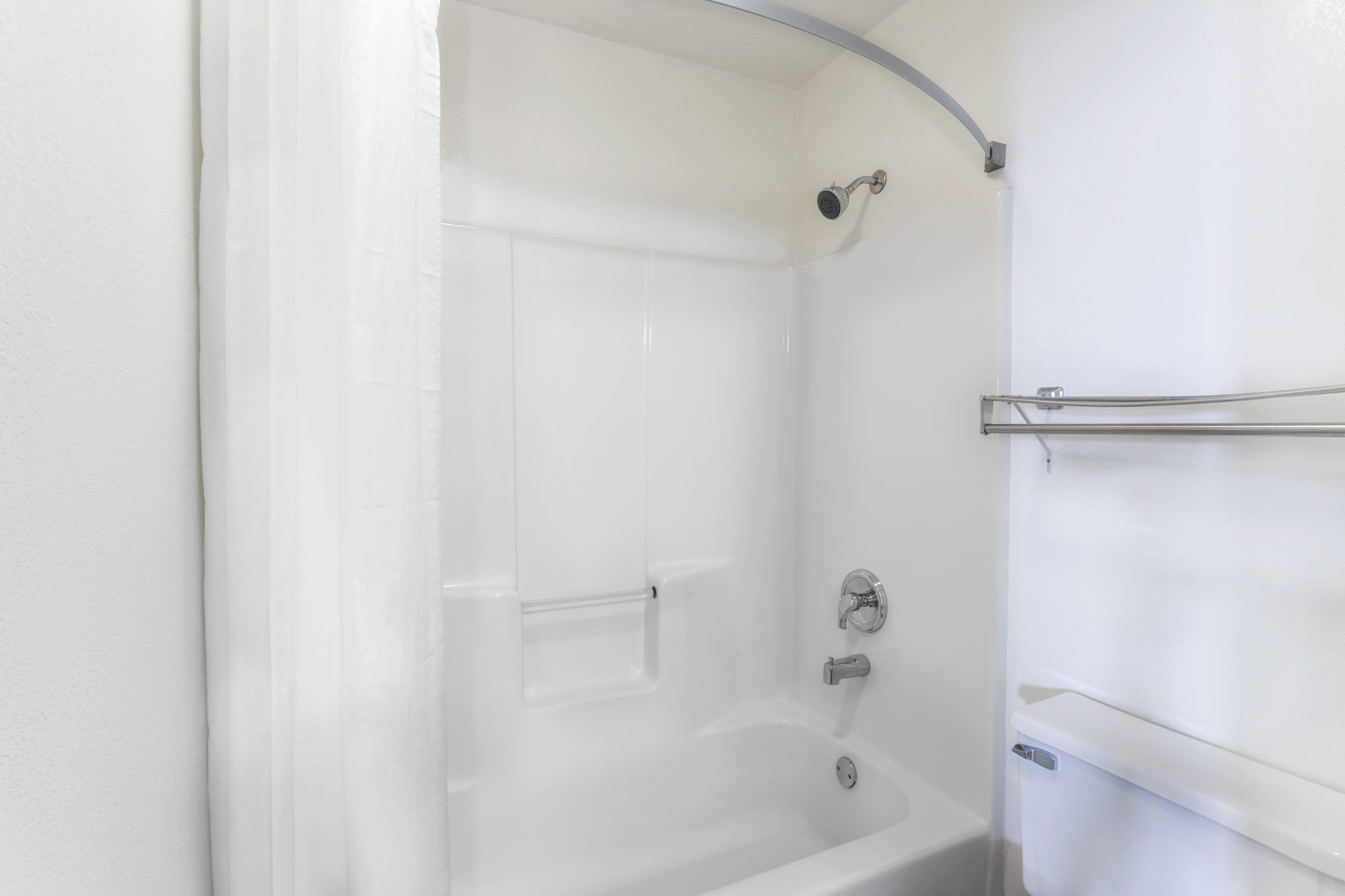 Guest room at the Super 8 by Wyndham Yorkville in Yorkville, Illinois