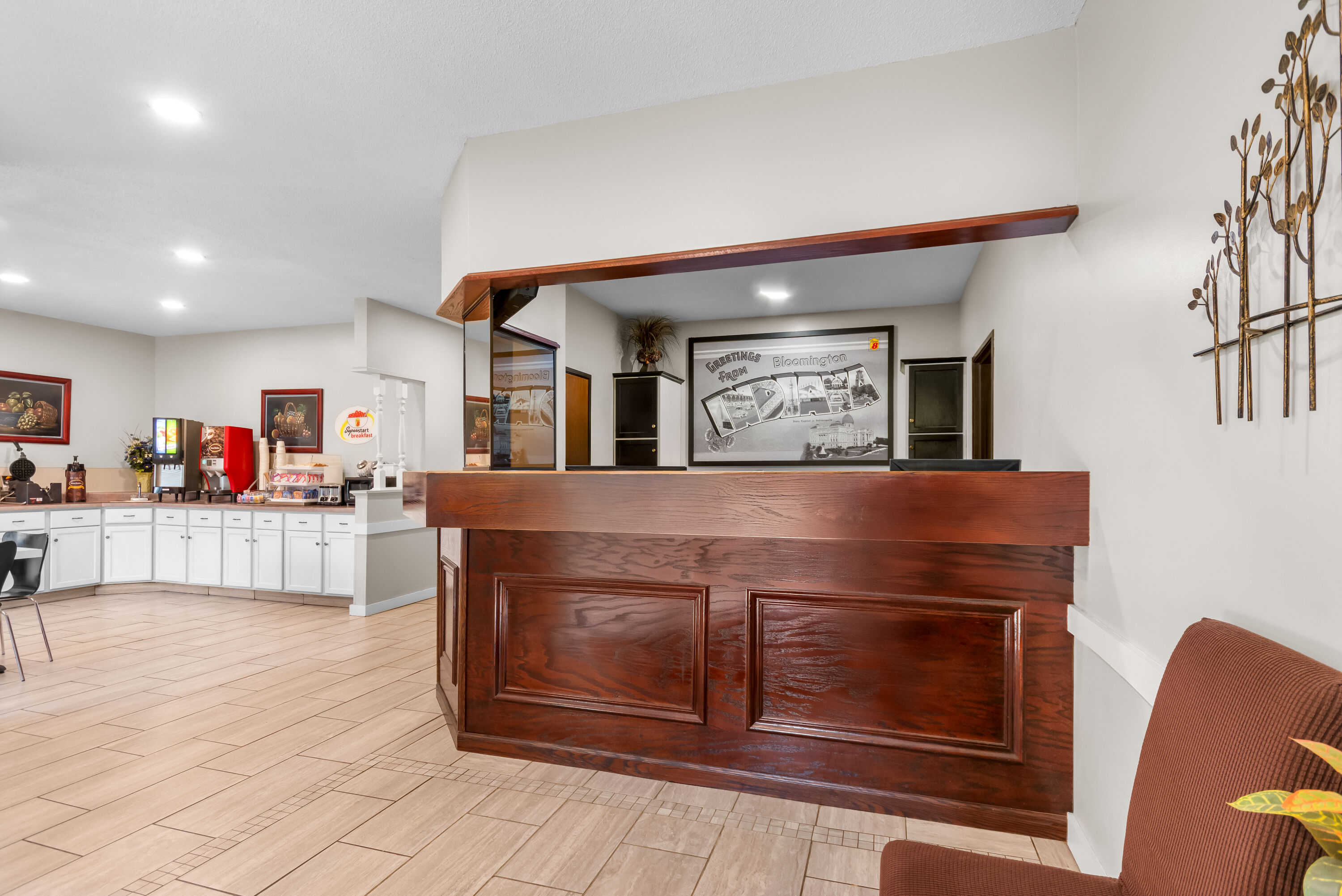 Super 8 by Wyndham Bloomington University Area reception in Bloomington, Indiana