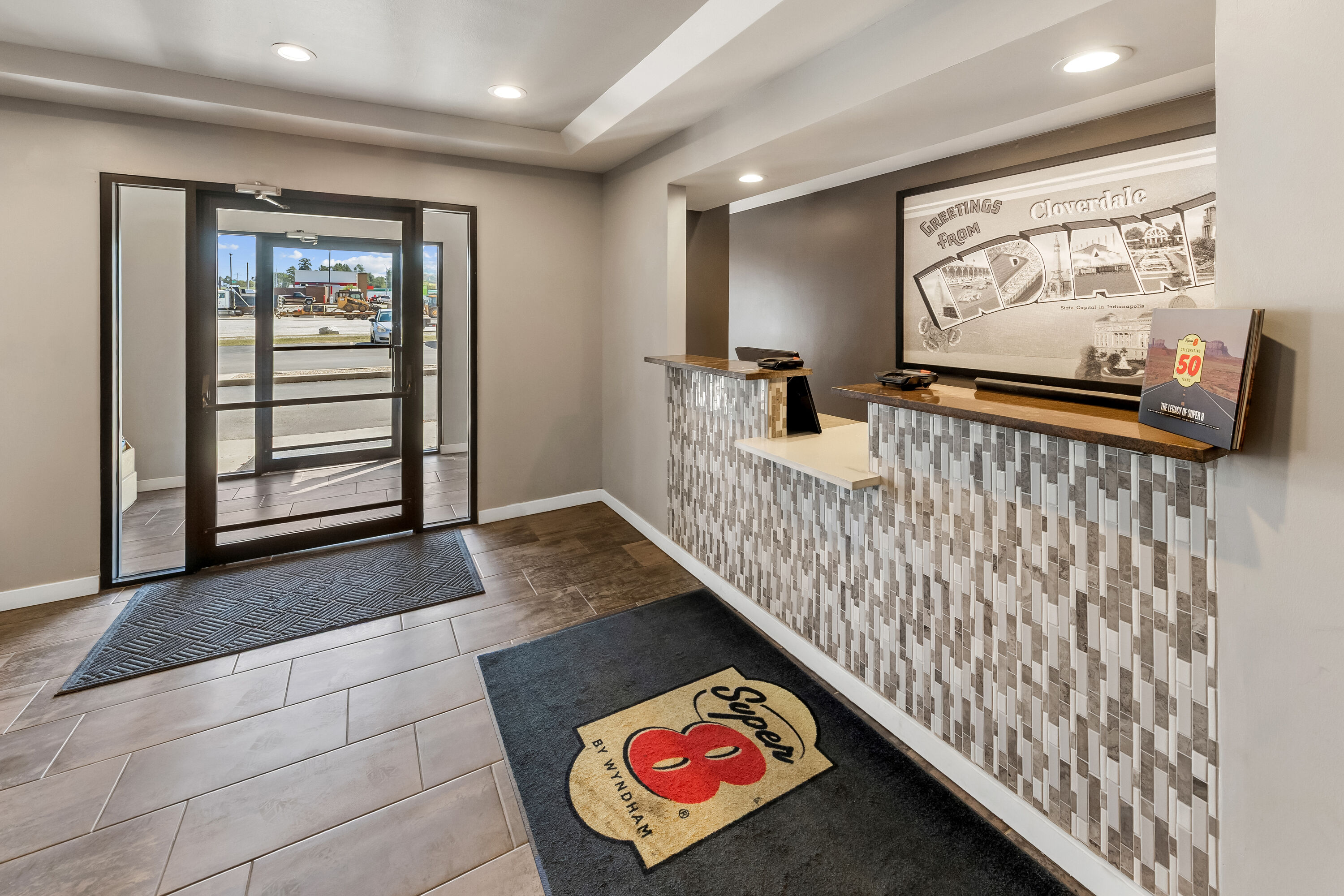 Super 8 by Wyndham Cloverdale IN reception in Cloverdale, Indiana