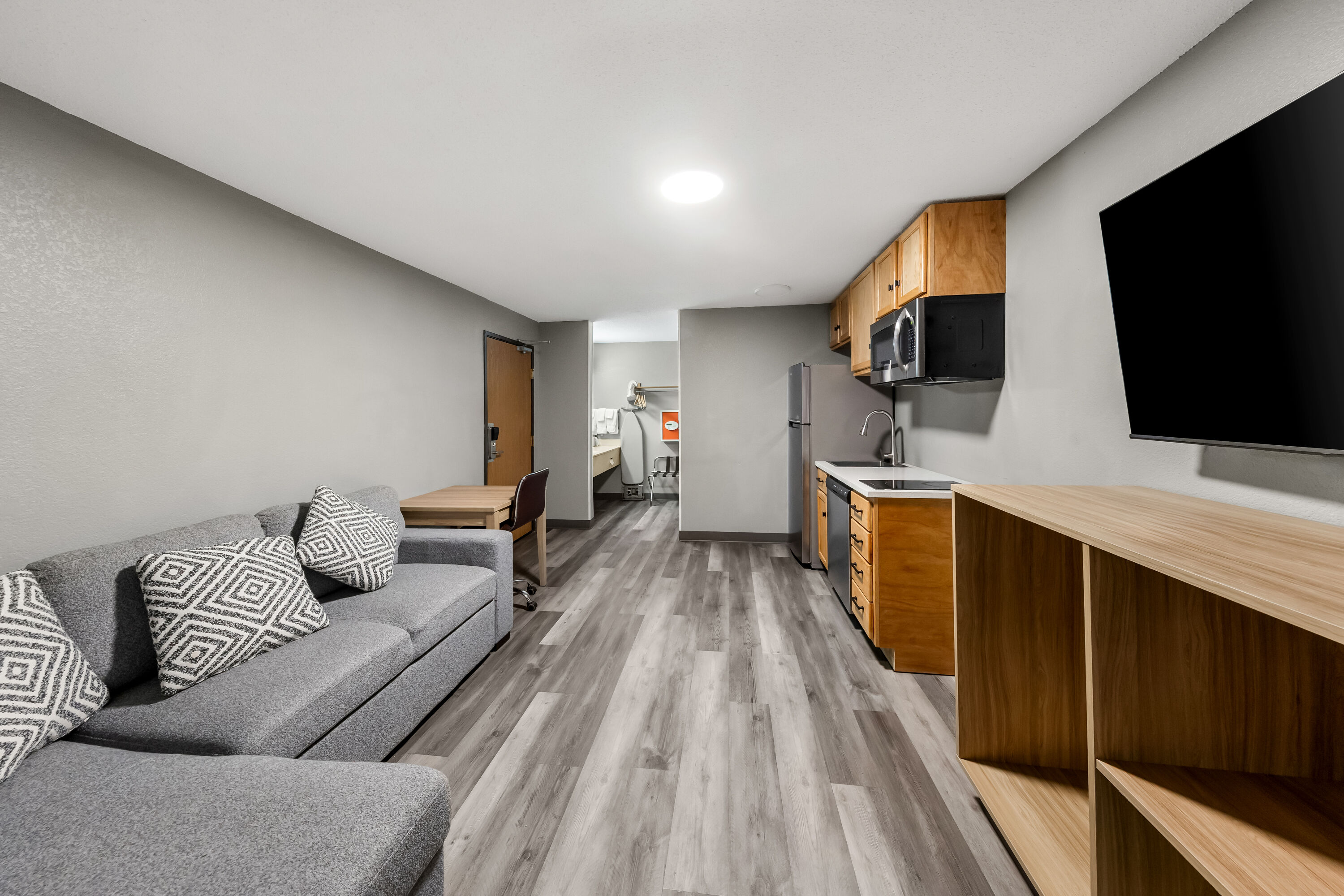 Super 8 by Wyndham Cloverdale IN suite in Cloverdale, Indiana
