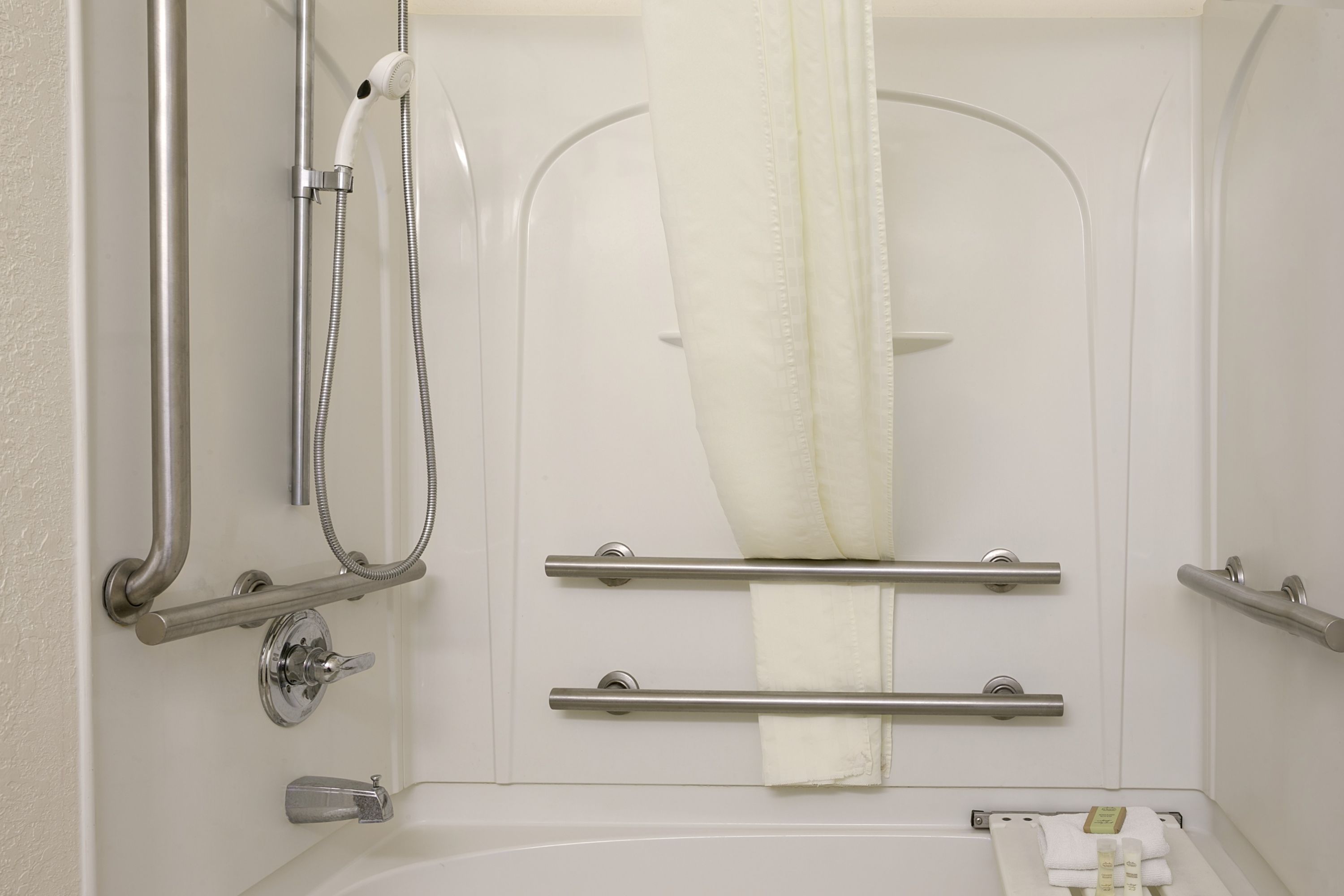 Guest room at the Super 8 by Wyndham Corydon in Corydon, Indiana