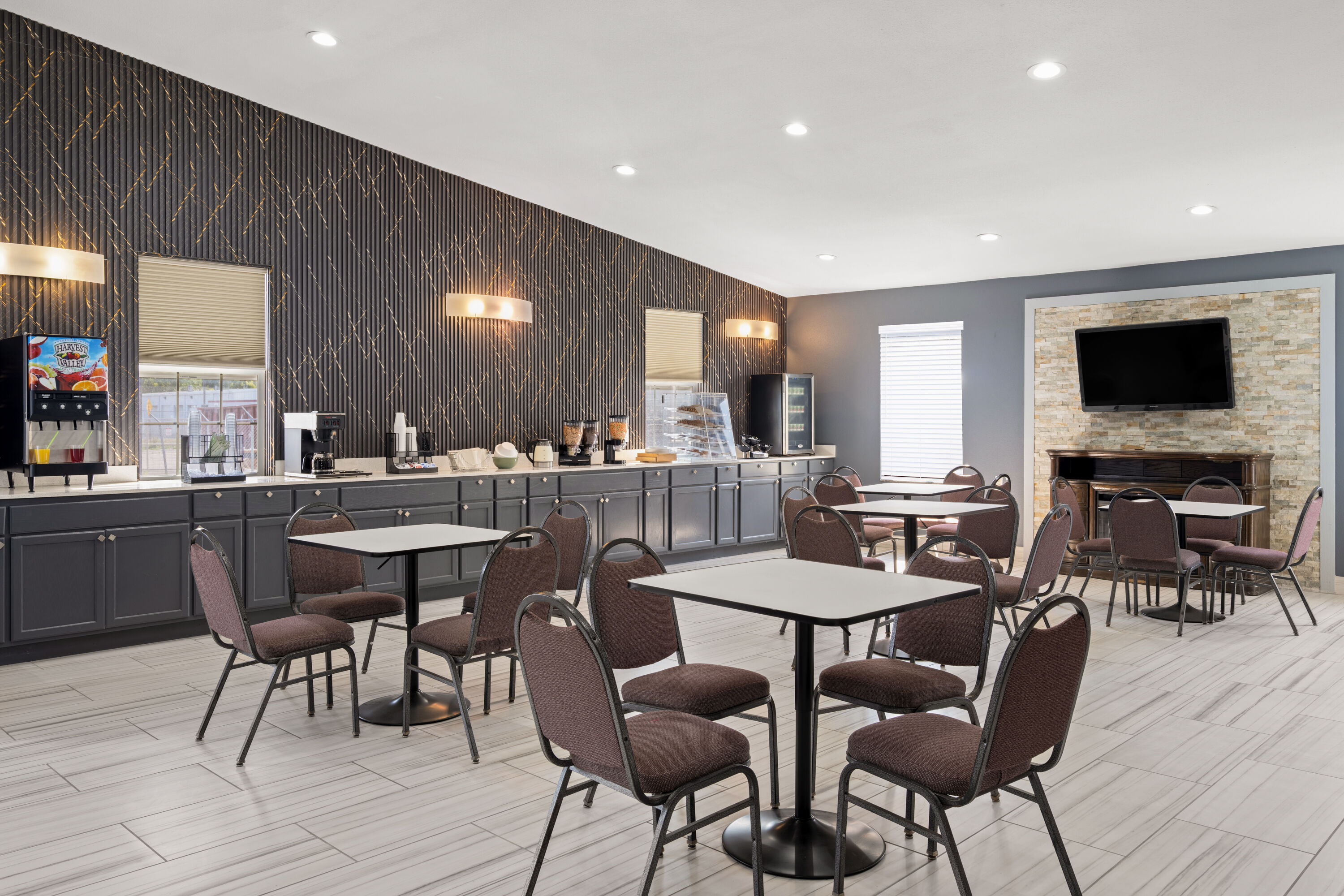 Free breakfast at Super 8 by Wyndham Fort Wayne in Fort Wayne, Indiana