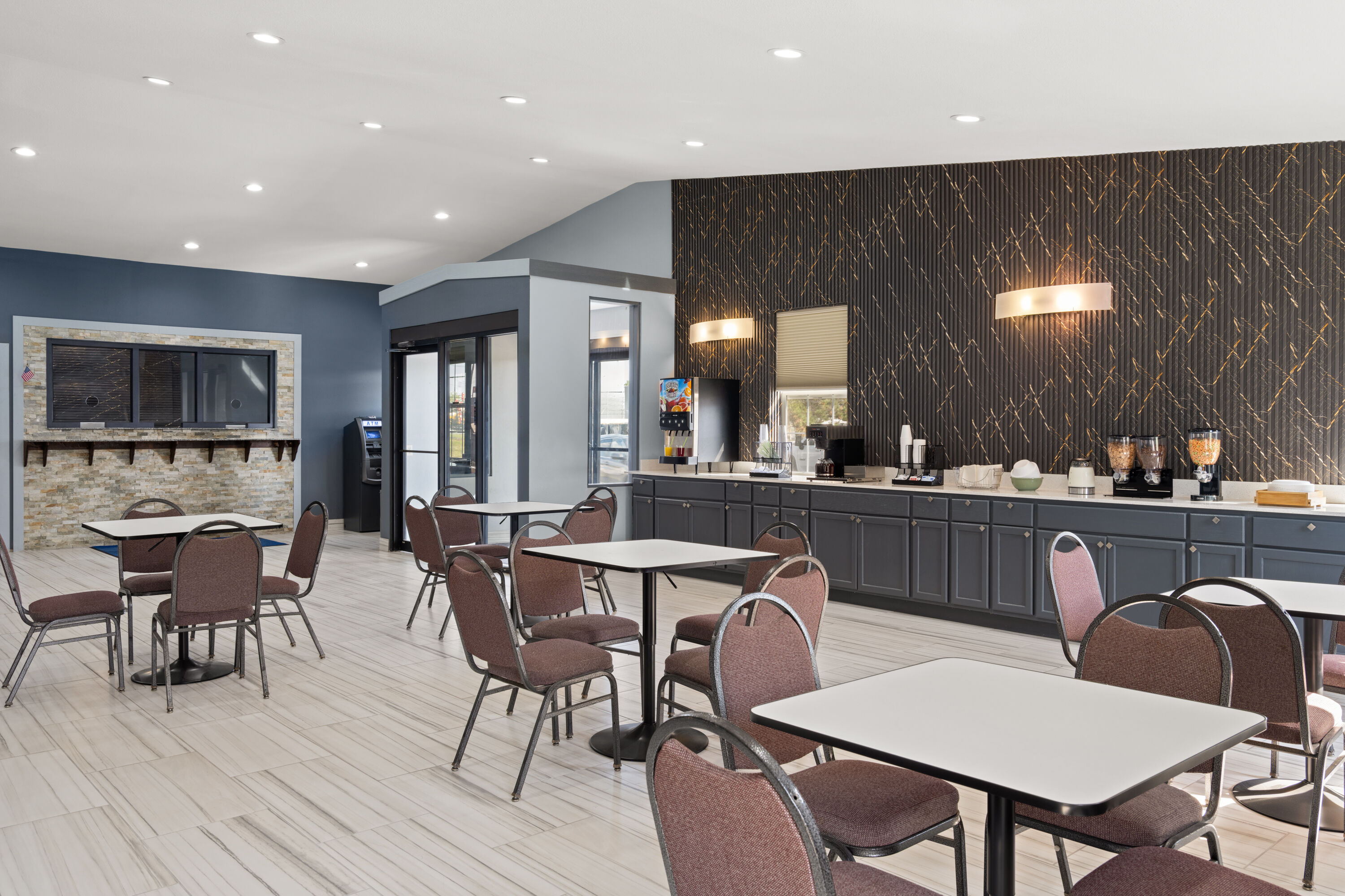 Free breakfast at Super 8 by Wyndham Fort Wayne in Fort Wayne, Indiana