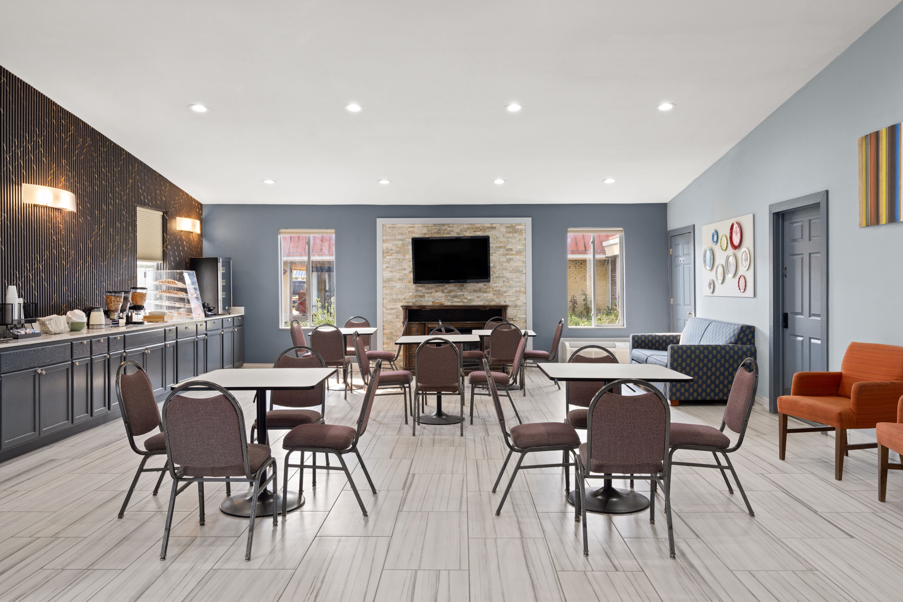 Free breakfast at Super 8 by Wyndham Fort Wayne in Fort Wayne, Indiana