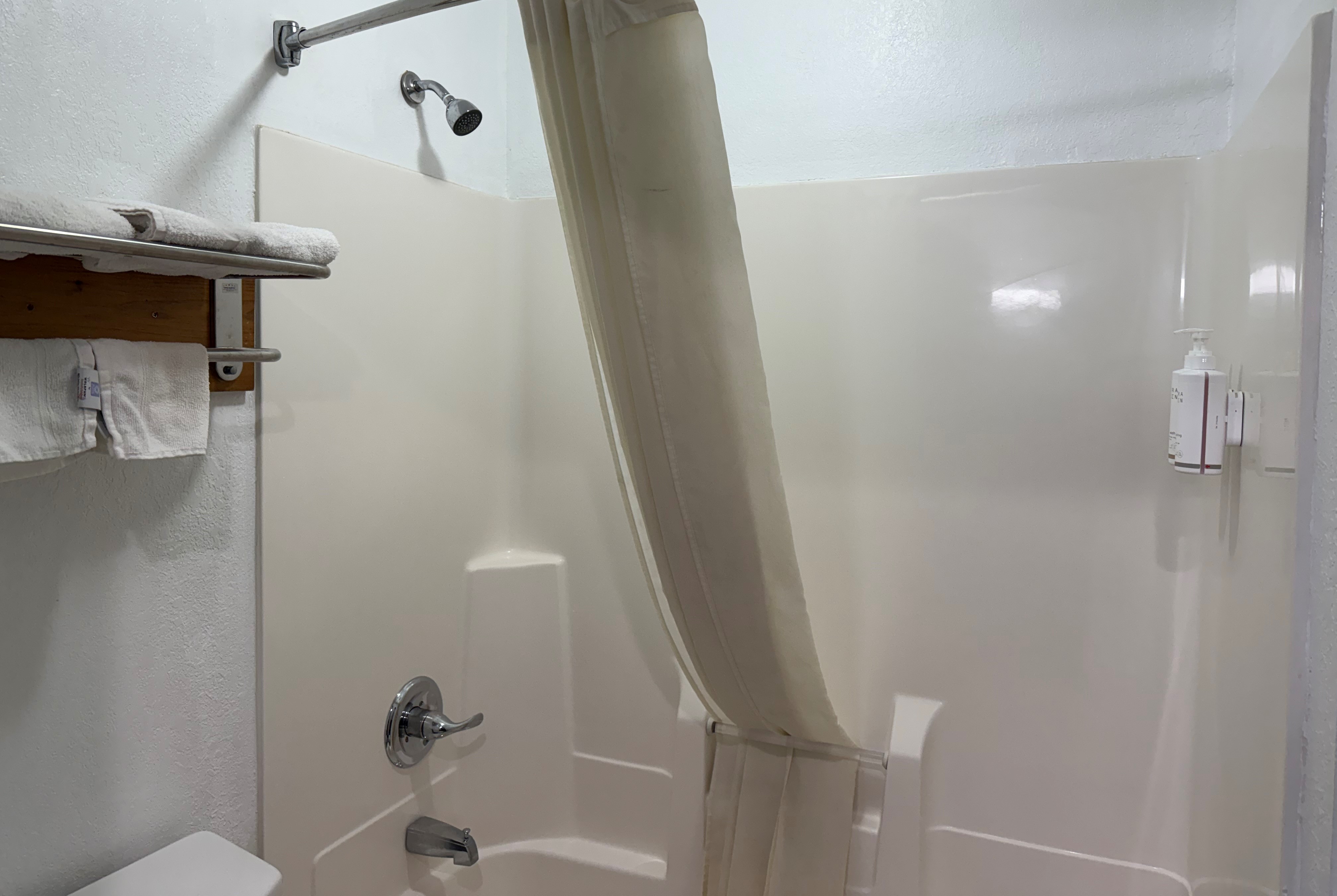 Guest room at the Super 8 by Wyndham Frankfort IN in Frankfort, Indiana