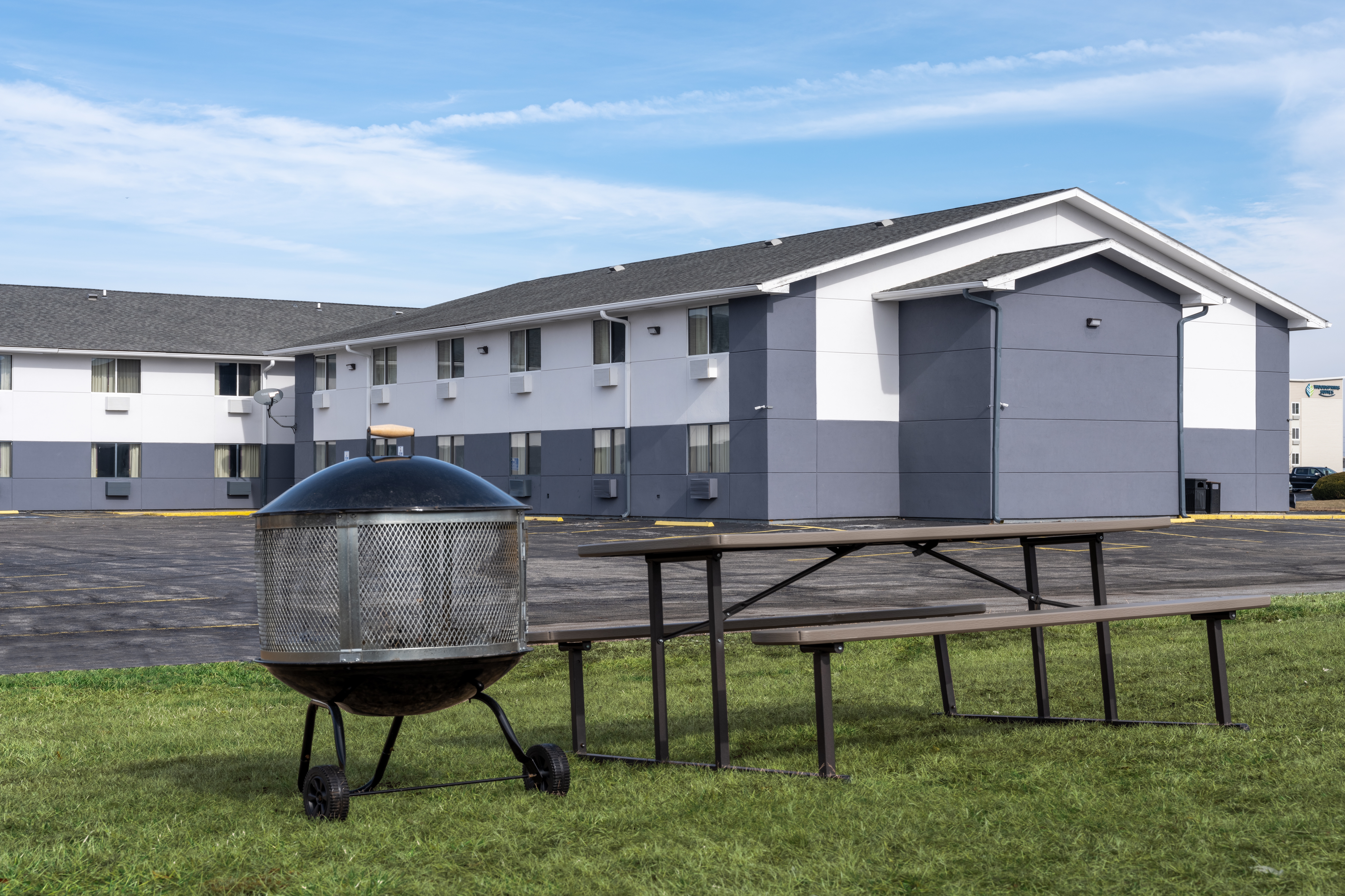 Firepit at Super 8 by Wyndham Merrillville in Merrillville, Indiana