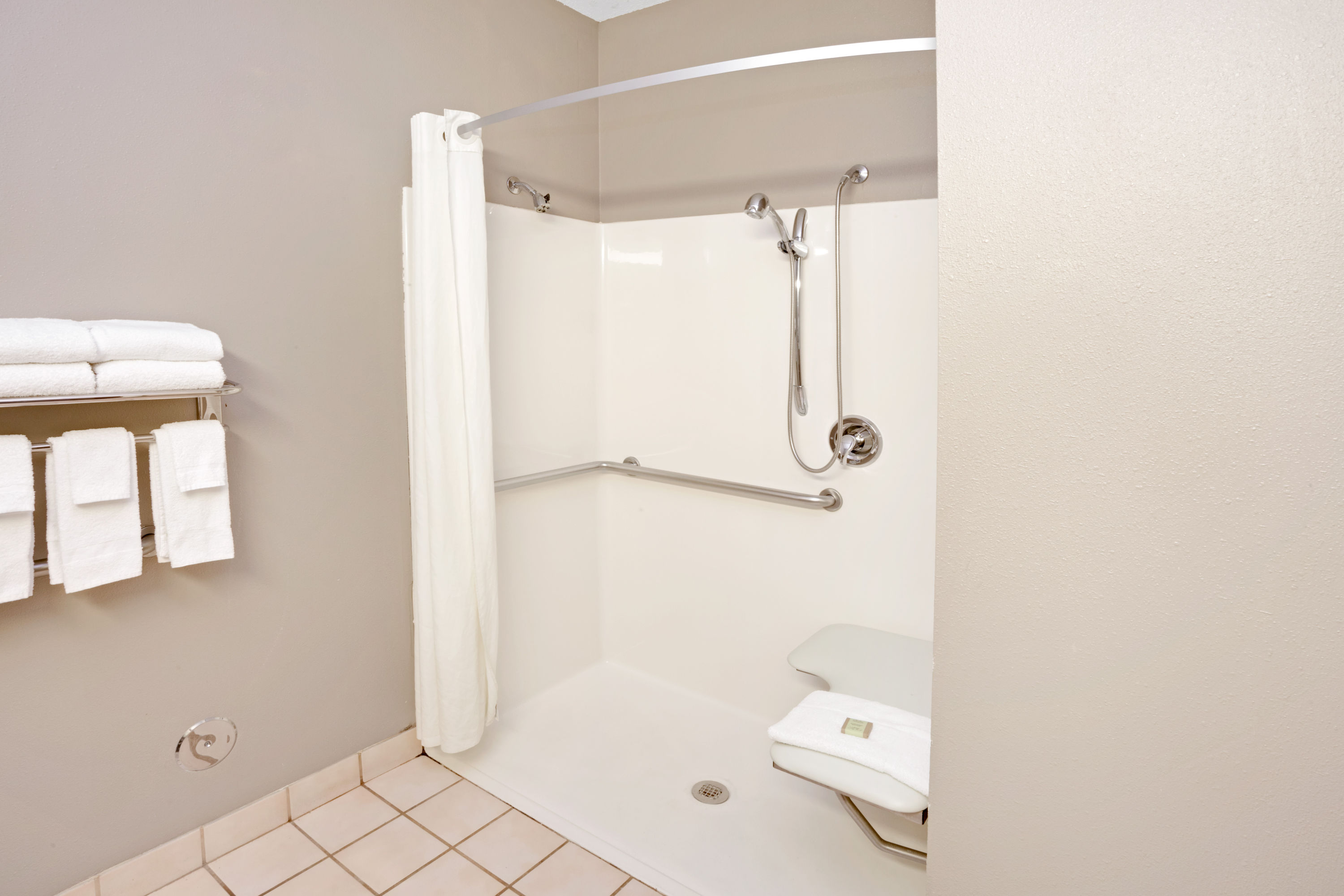 Guest room at the Super 8 by Wyndham South Bend in South Bend, Indiana