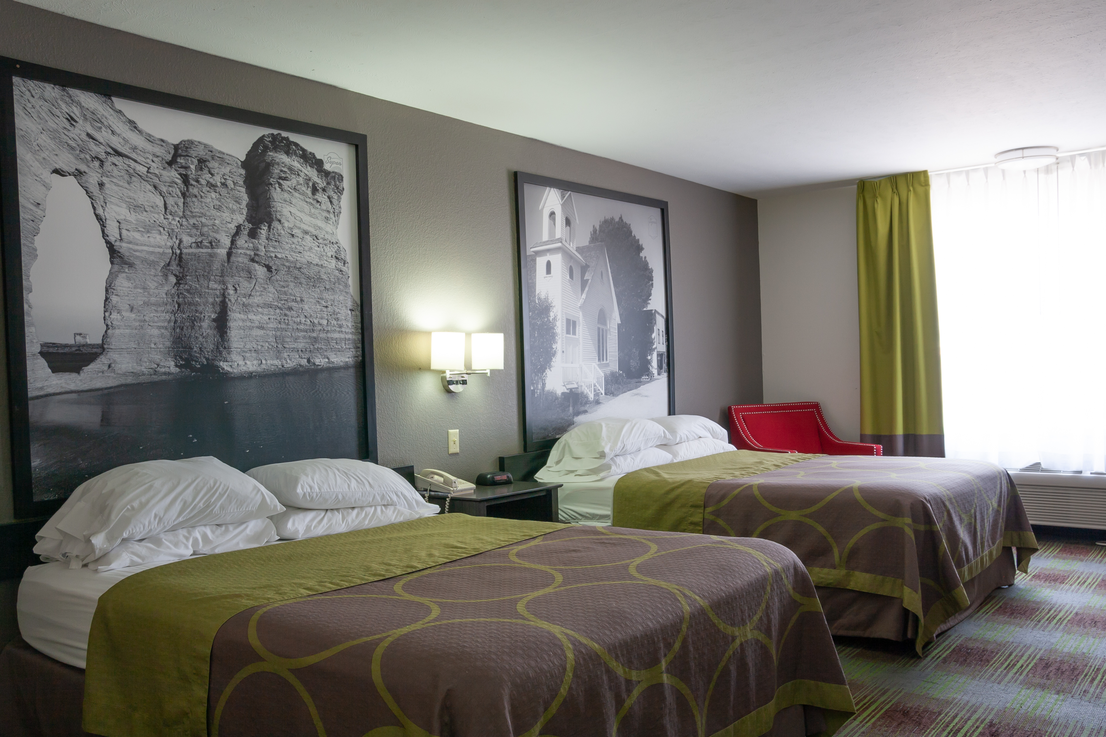 Guest room at the Super 8 by Wyndham Arkansas City KS in Arkansas City, Kansas