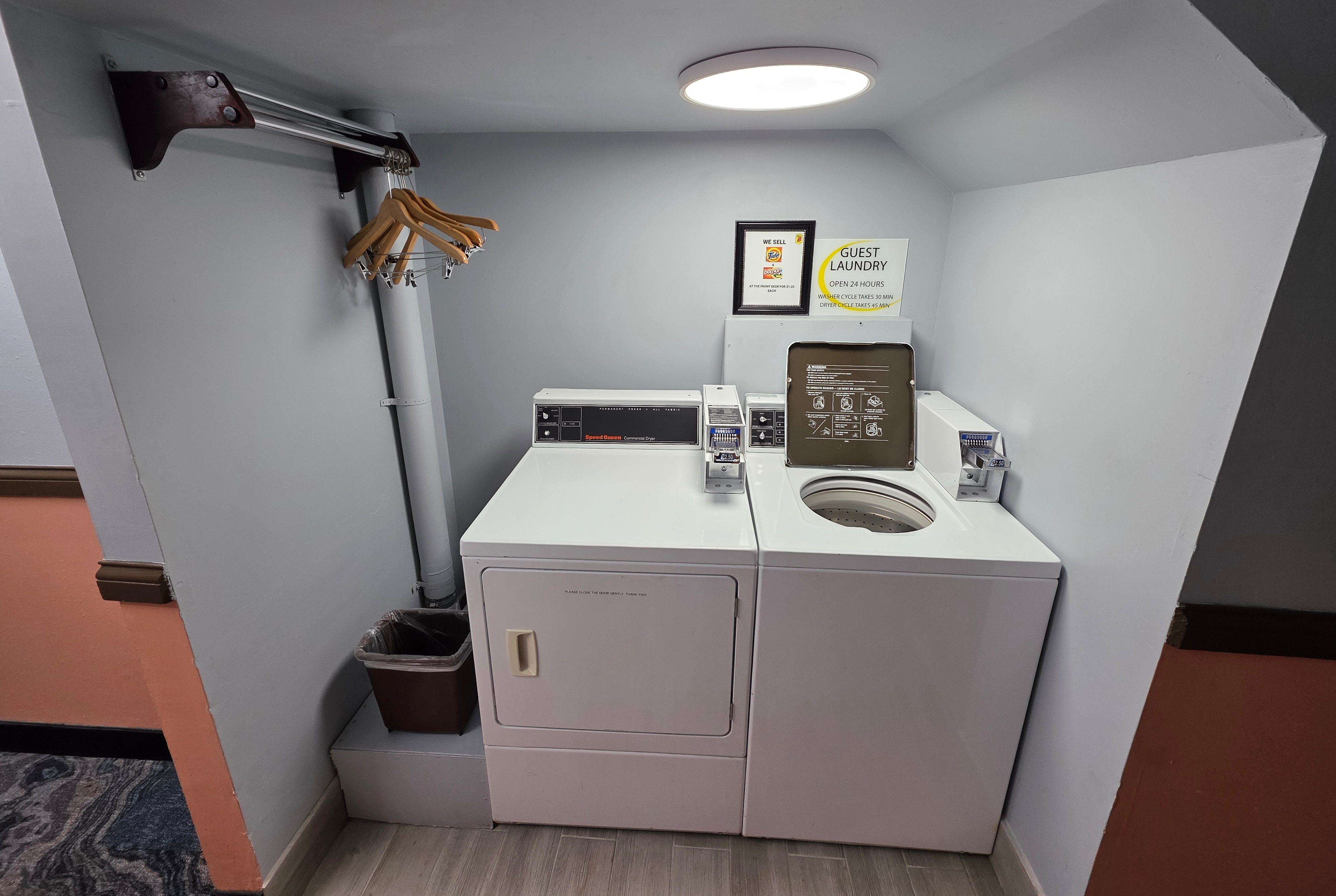 Laundry facilities at Super 8 by Wyndham Emporia in Emporia, Kansas