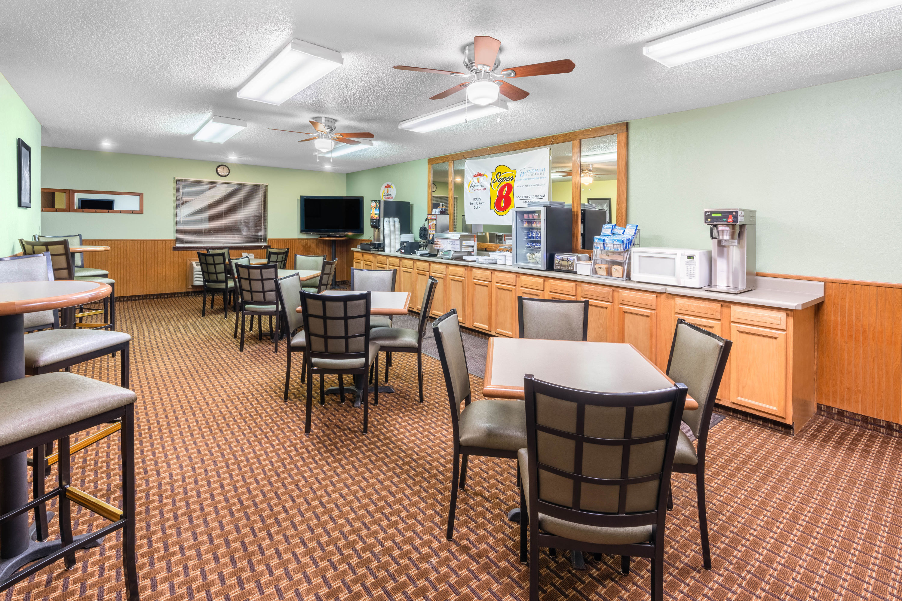 Free breakfast at Super 8 by Wyndham Goodland in Goodland, Kansas
