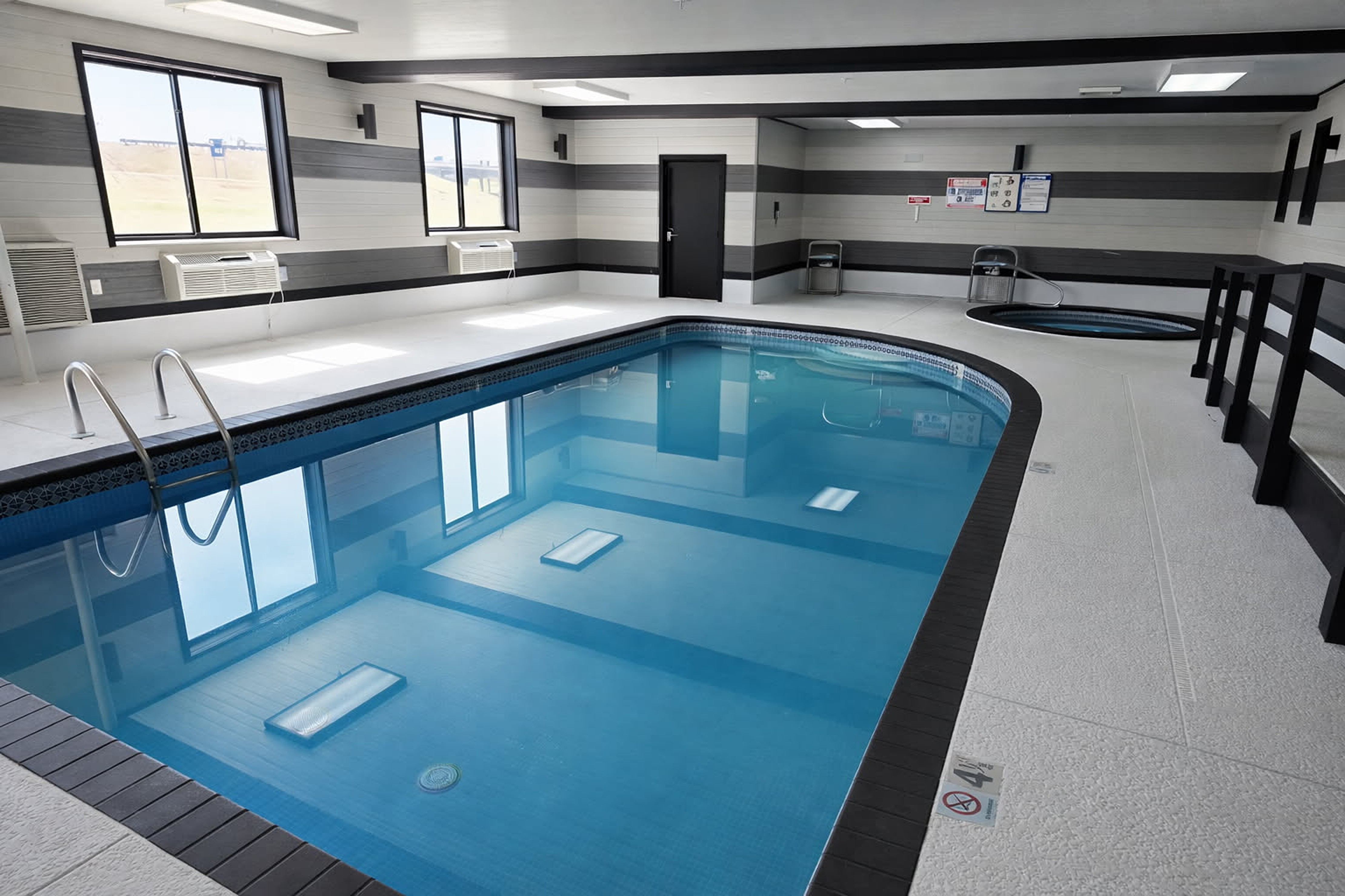 Pool at the Super 8 by Wyndham Salina I-70 in Salina, Kansas