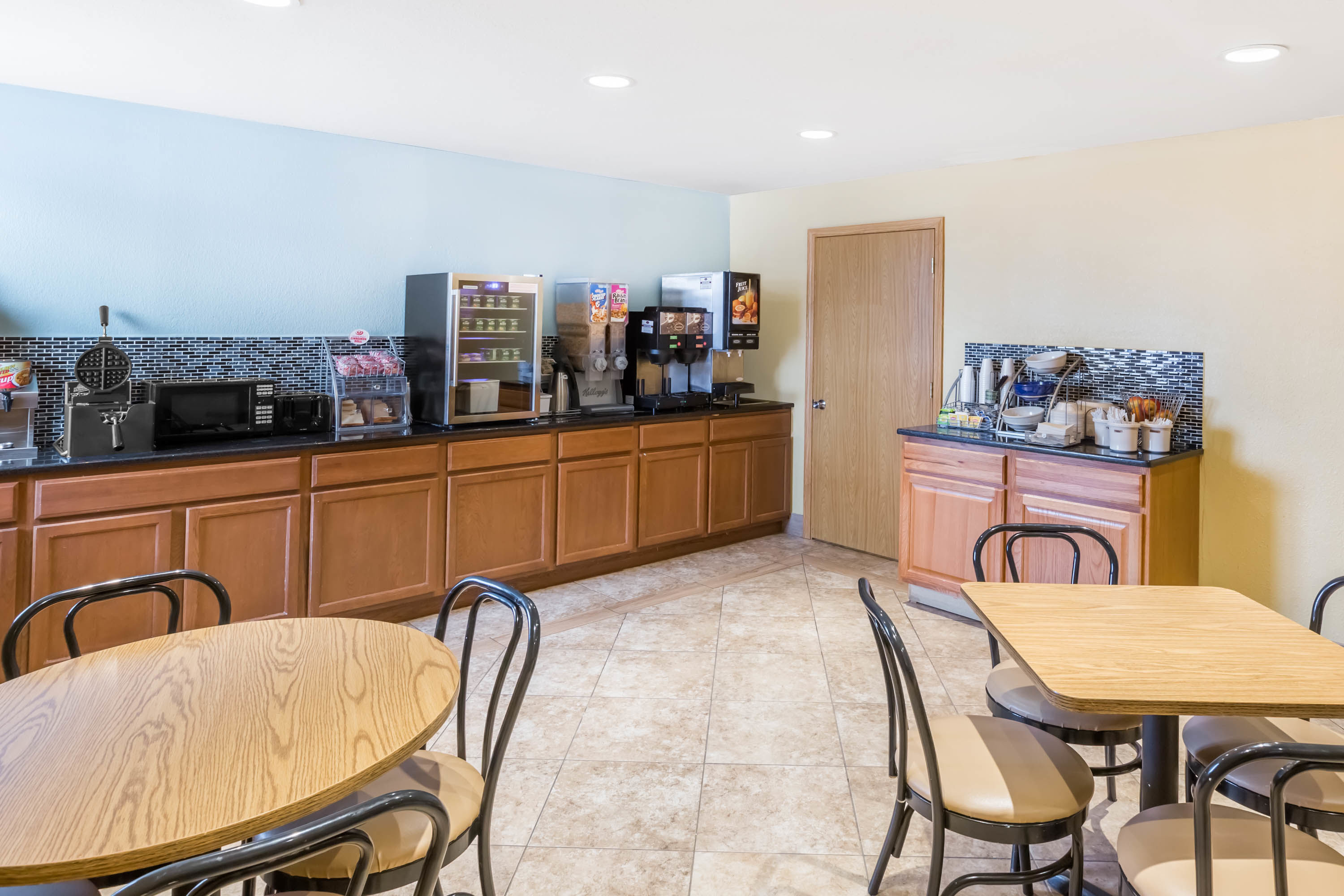 Free breakfast at Super 8 by Wyndham Wichita Airport in Wichita, Kansas