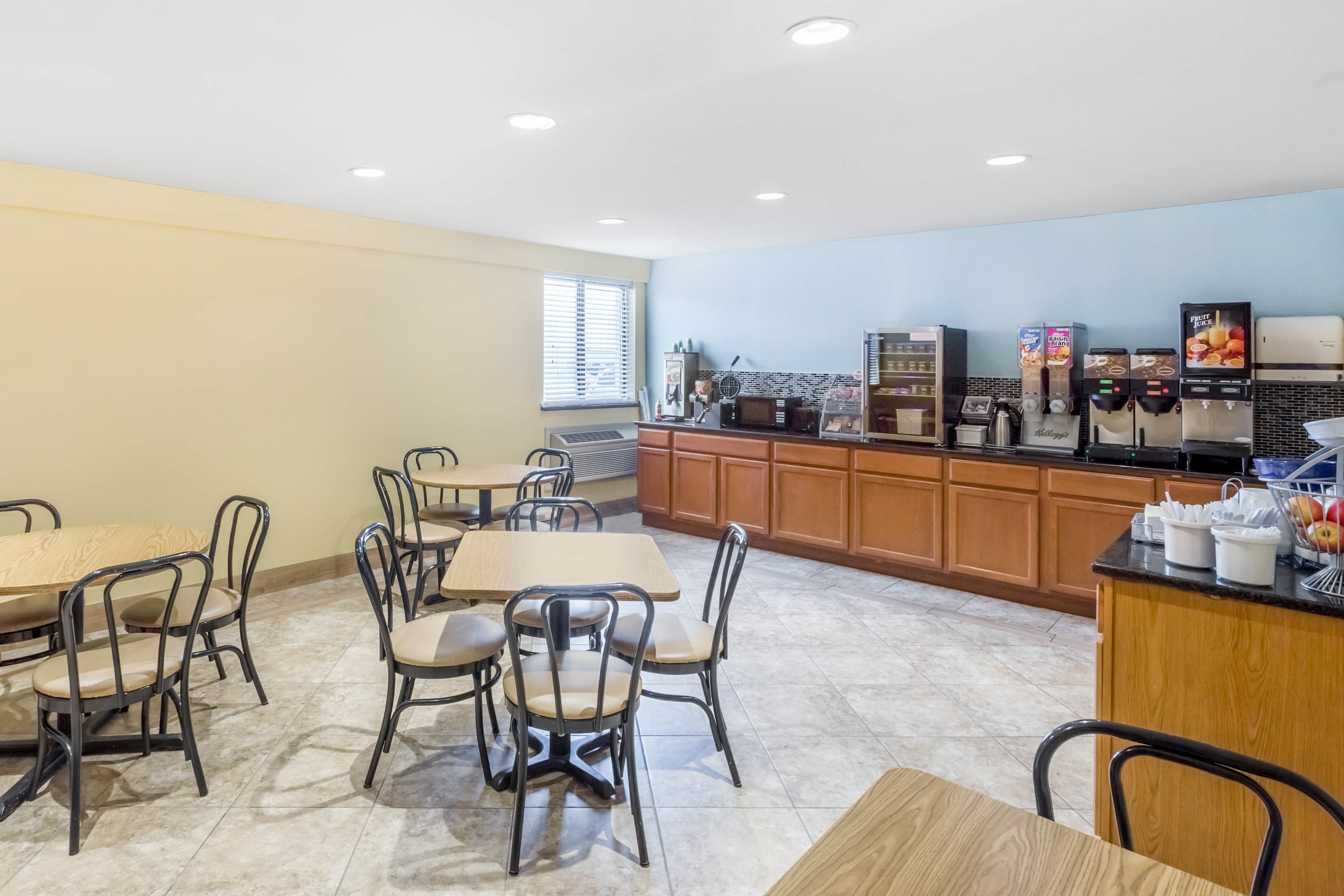 Free breakfast at Super 8 by Wyndham Wichita Airport in Wichita, Kansas