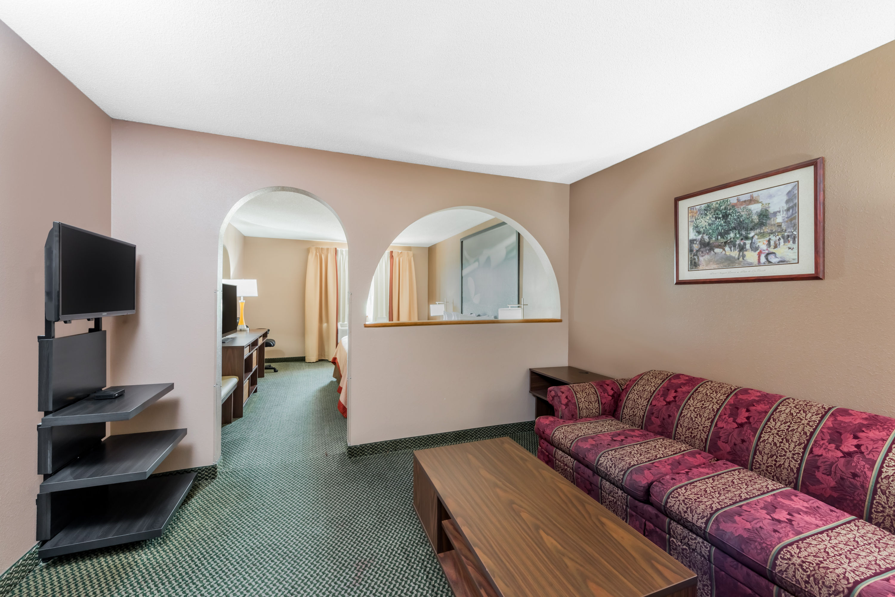 Guest room at the Super 8 by Wyndham Winfield/Quail Ridge Area in Winfield, Kansas