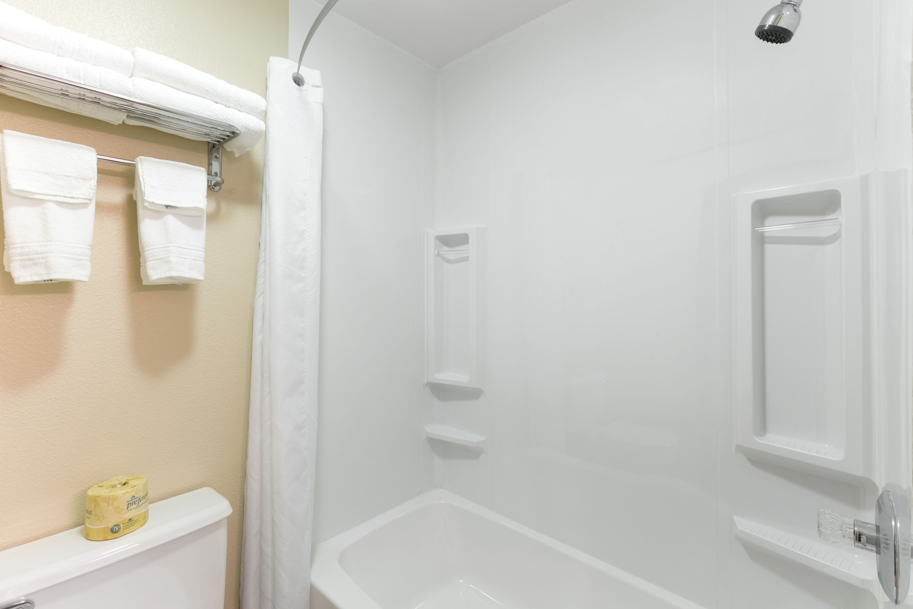 Guest room at the Super 8 by Wyndham Radcliff Ft. Knox Area in Radcliff, Kentucky