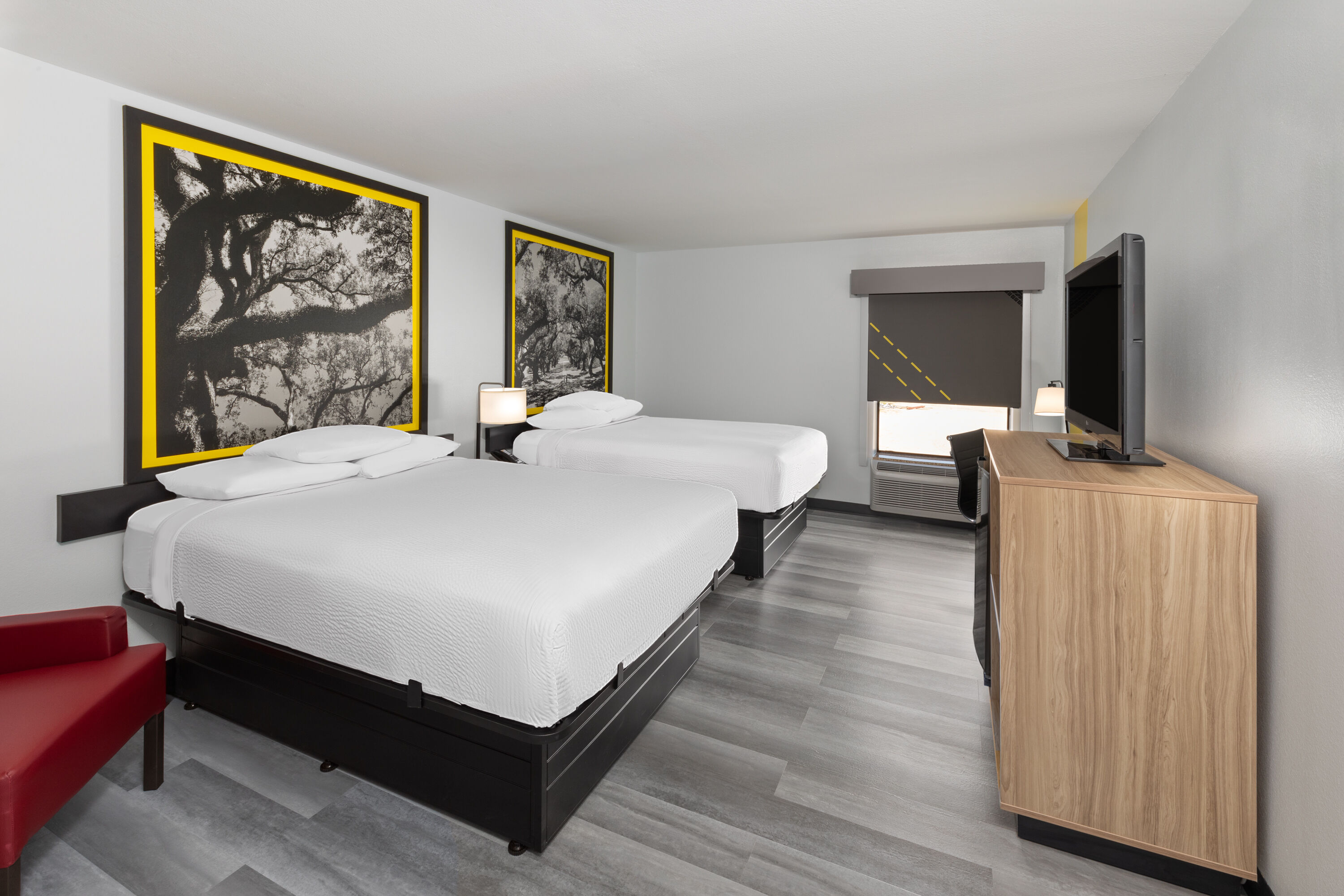 Guest room at the Super 8 by Wyndham Alexandria LA in Alexandria, Louisiana