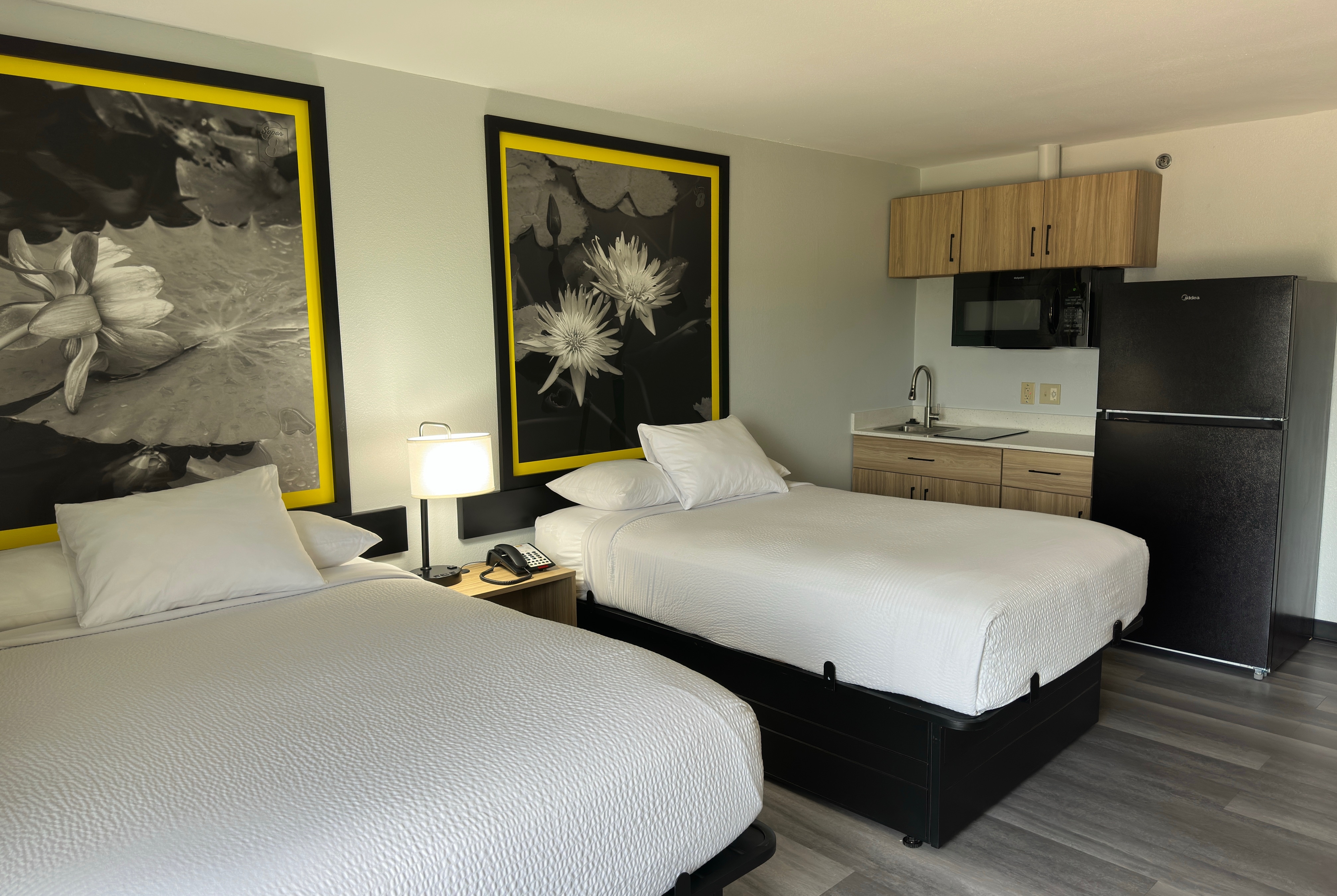 Guest room at the Super 8 by Wyndham Alexandria LA in Alexandria, Louisiana