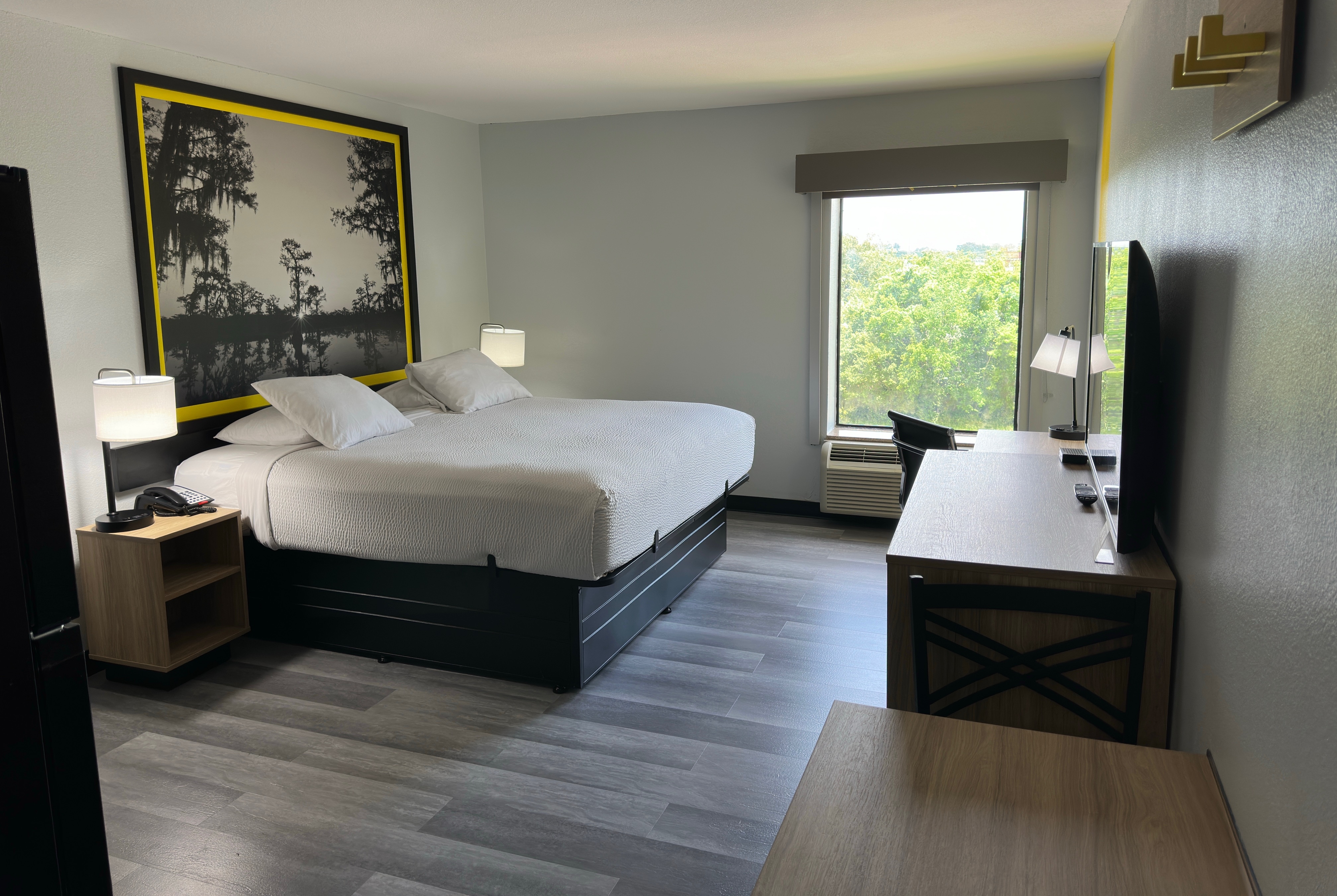 Guest room at the Super 8 by Wyndham Alexandria LA in Alexandria, Louisiana