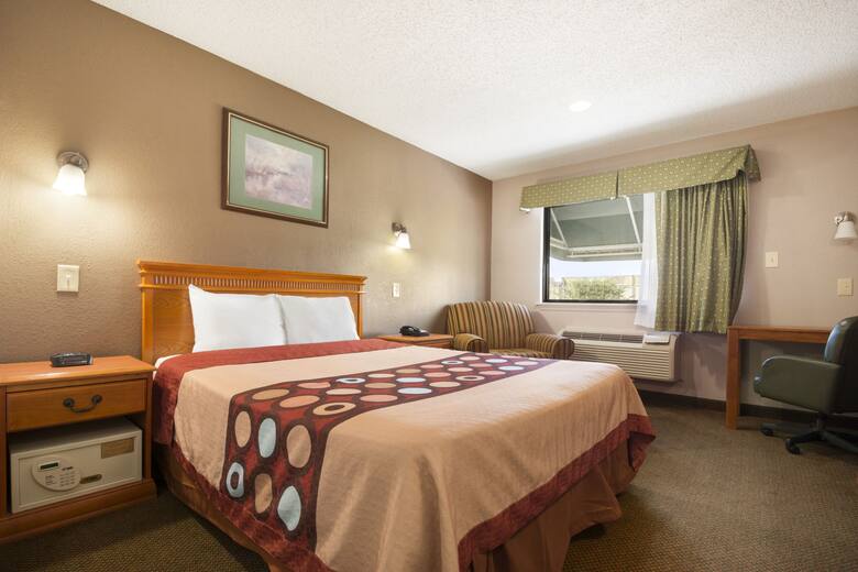 Guest room at the Super 8 Baton Rouge/I-12 in Baton Rouge, Louisiana