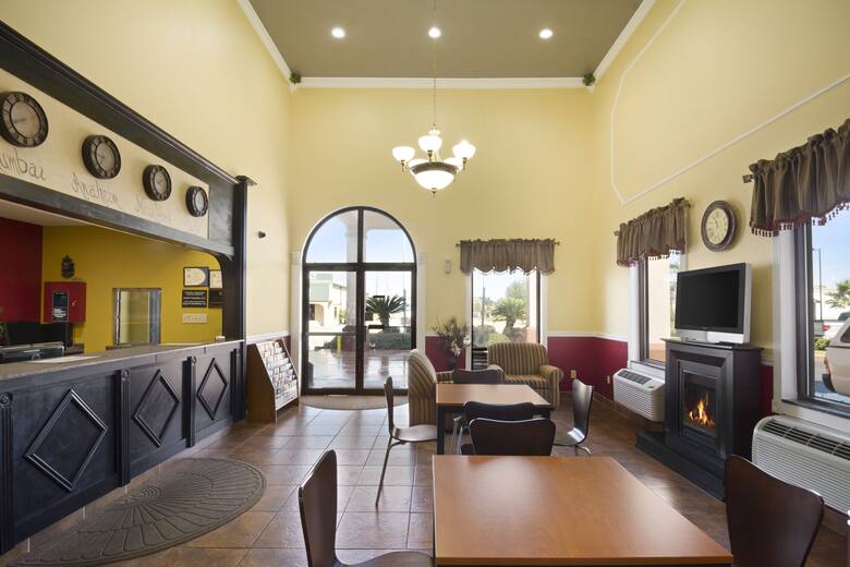 Super 8 Baton Rouge/I-12 hotel lobby in Baton Rouge, Louisiana