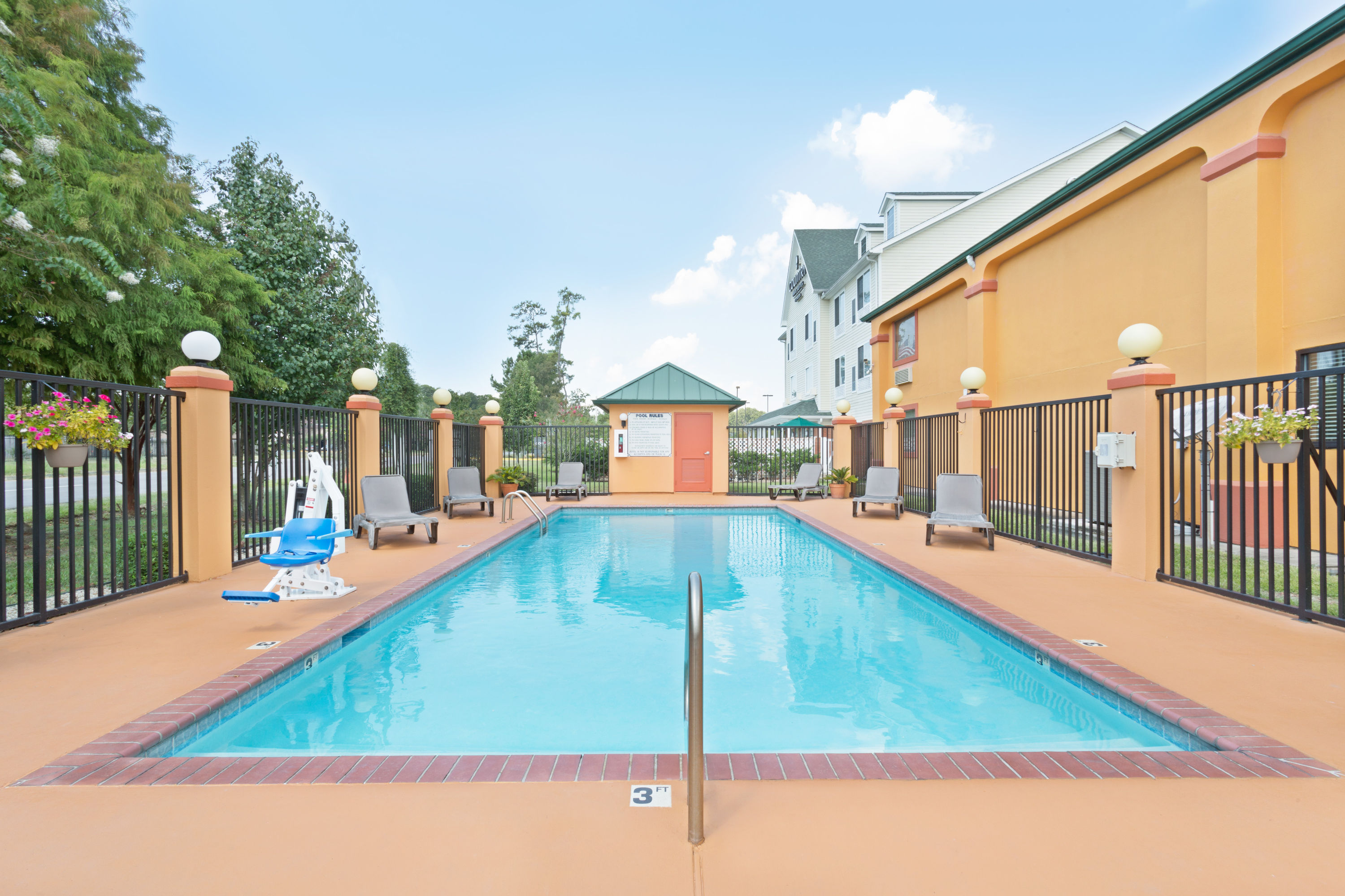 Pool at the Super 8 by Wyndham Covington in Covington, Louisiana