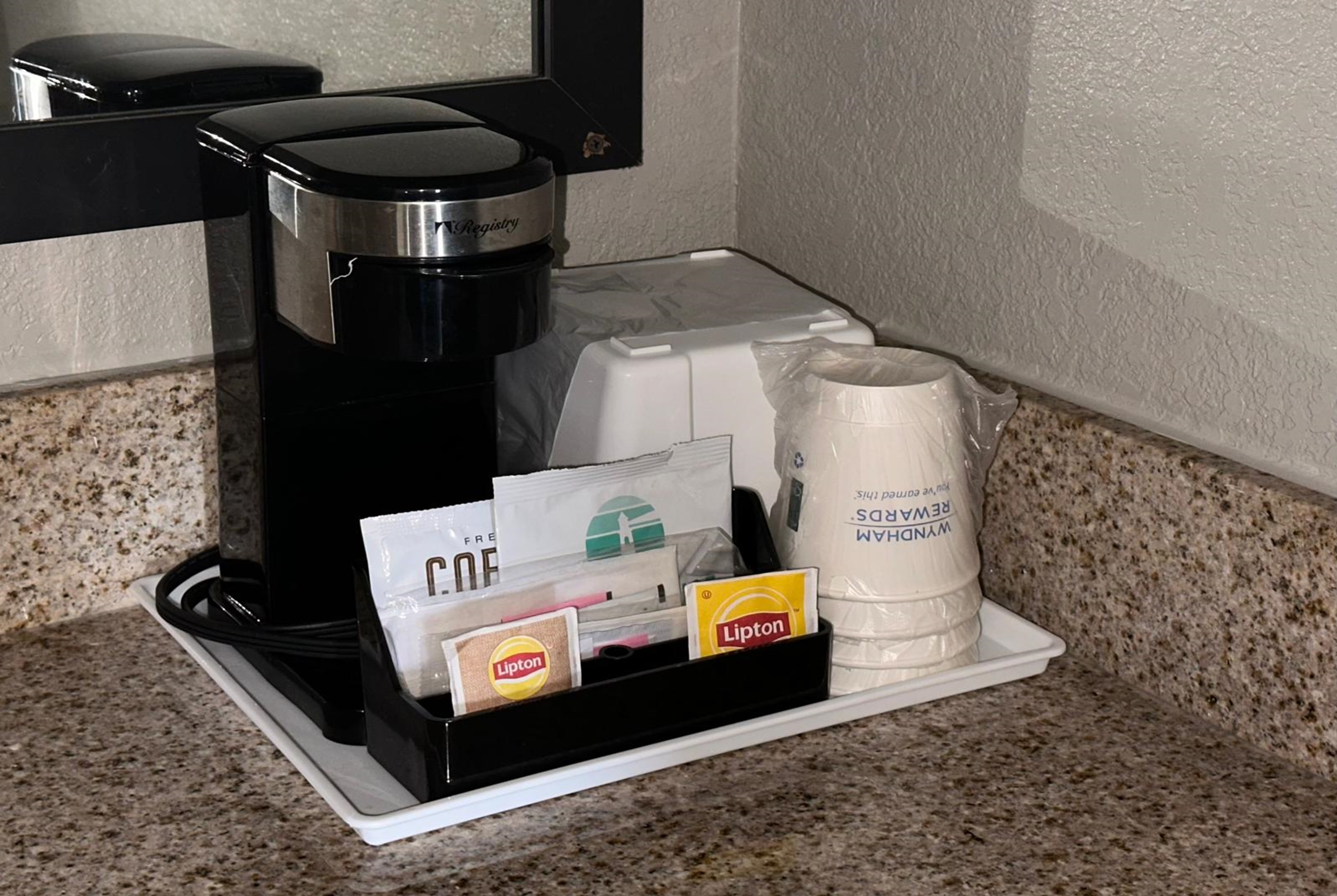 Guest room feature at the Super 8 by Wyndham Monroe in Monroe, Louisiana