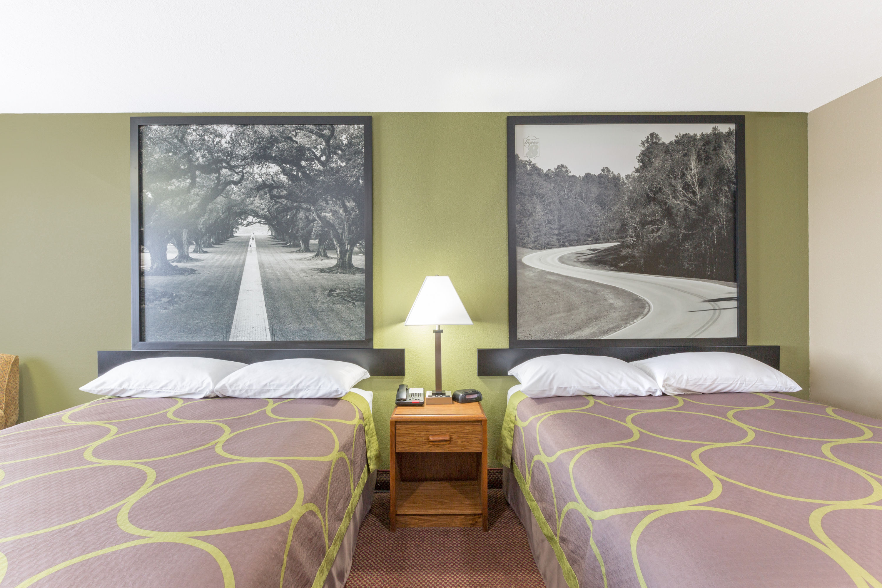 Guest room at the Super 8 by Wyndham Tallulah LA in Tallulah, Louisiana