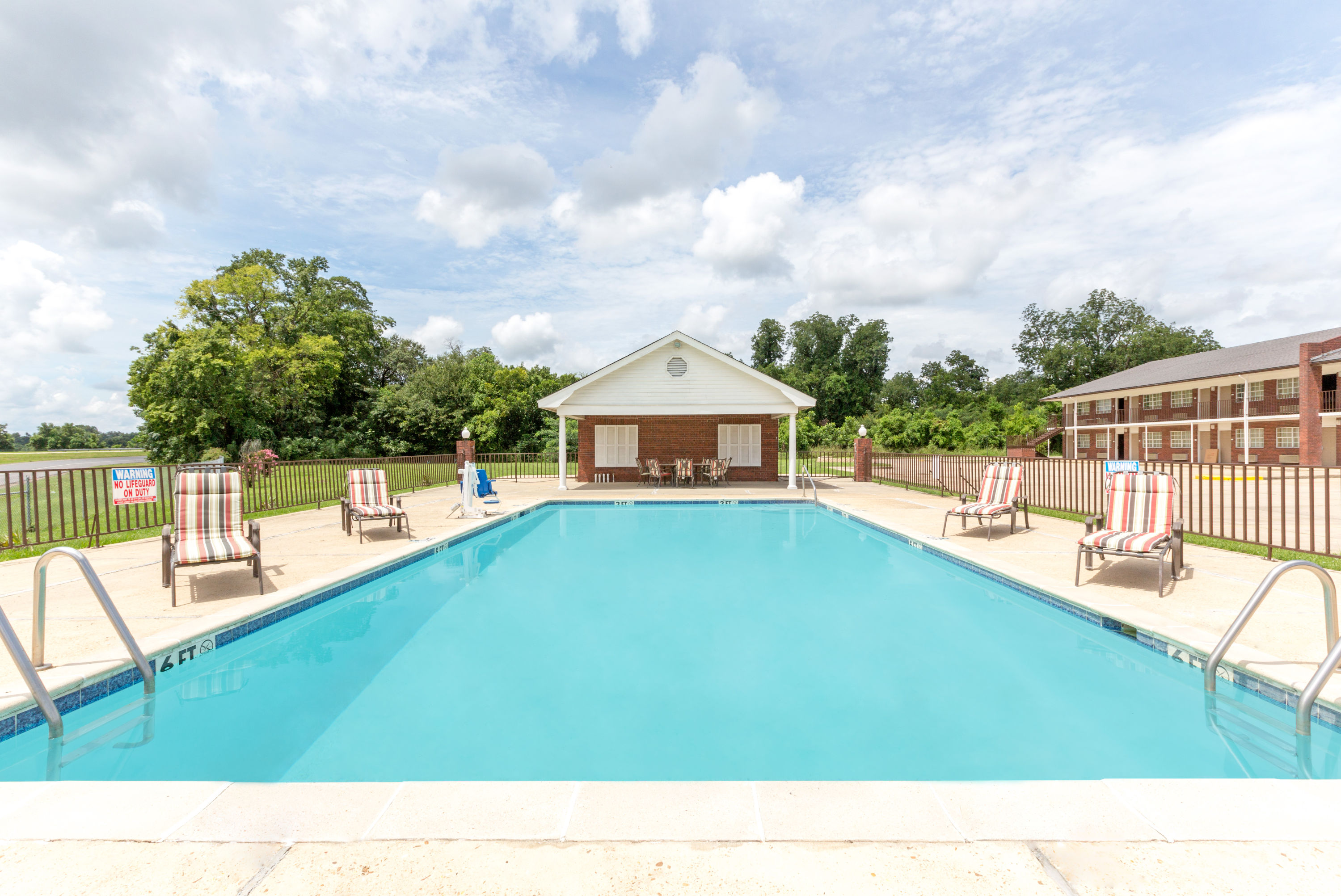 Pool at the Super 8 by Wyndham Tallulah LA in Tallulah, Louisiana