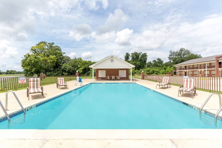 Pool at the Super 8 Tallulah LA in Tallulah, Louisiana