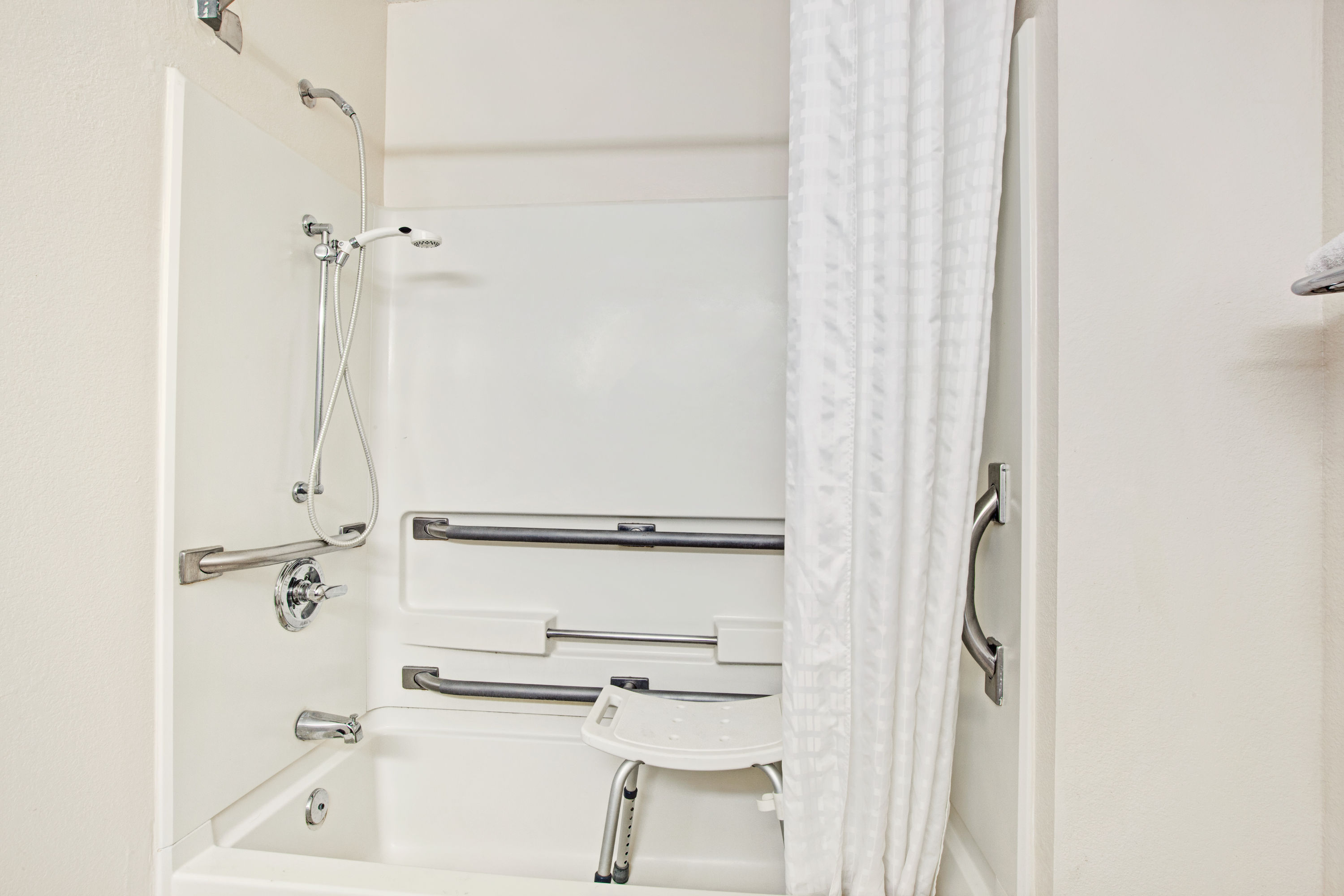 Guest room at the Super 8 by Wyndham Baltimore/Essex Area in Baltimore, Maryland