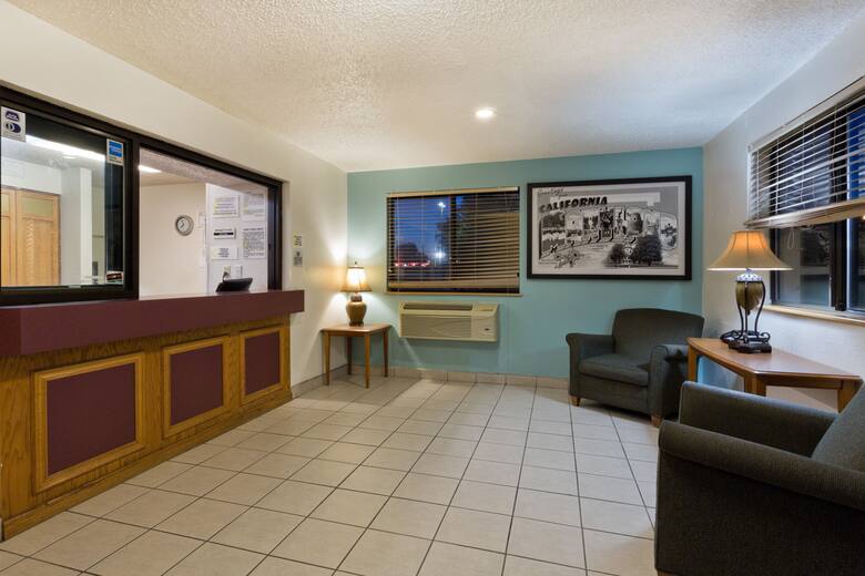 Super 8 Lexington Park/California Area hotel lobby in California, Maryland