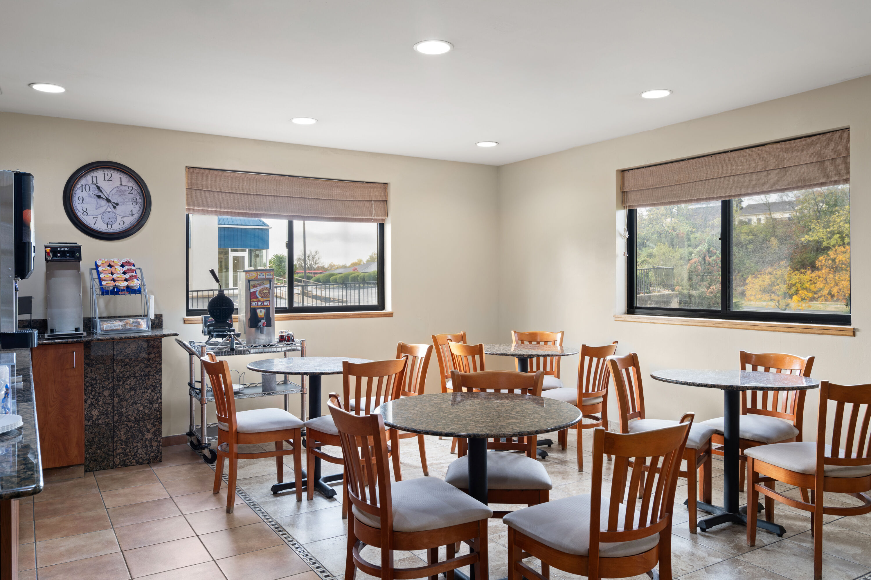 Free breakfast at Super 8 by Wyndham Hagerstown I-70 in Hagerstown, Maryland