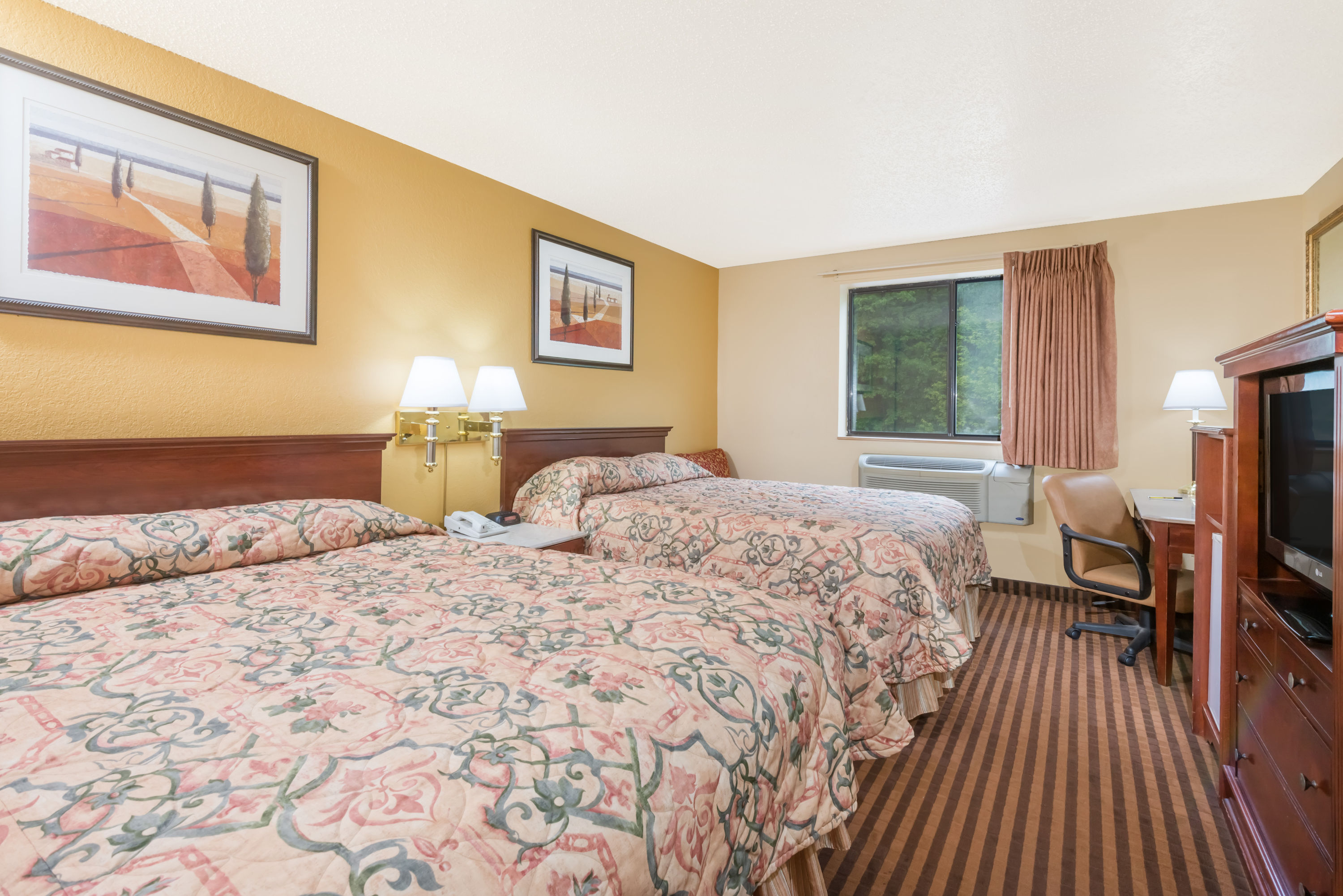 Guest room at the Super 8 by Wyndham La Vale/Cumberland Area in La Vale, Maryland
