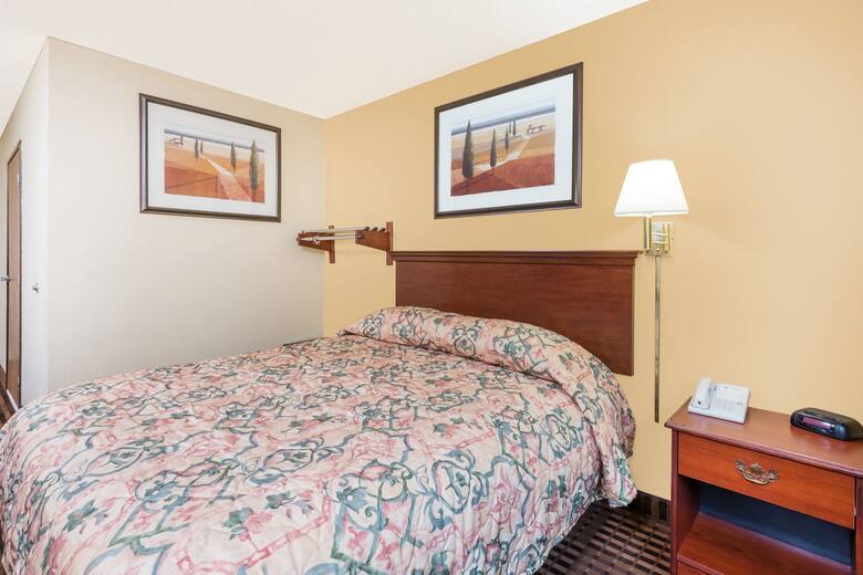 Guest room at the Super 8 La Vale/Cumberland Area in La Vale, Maryland