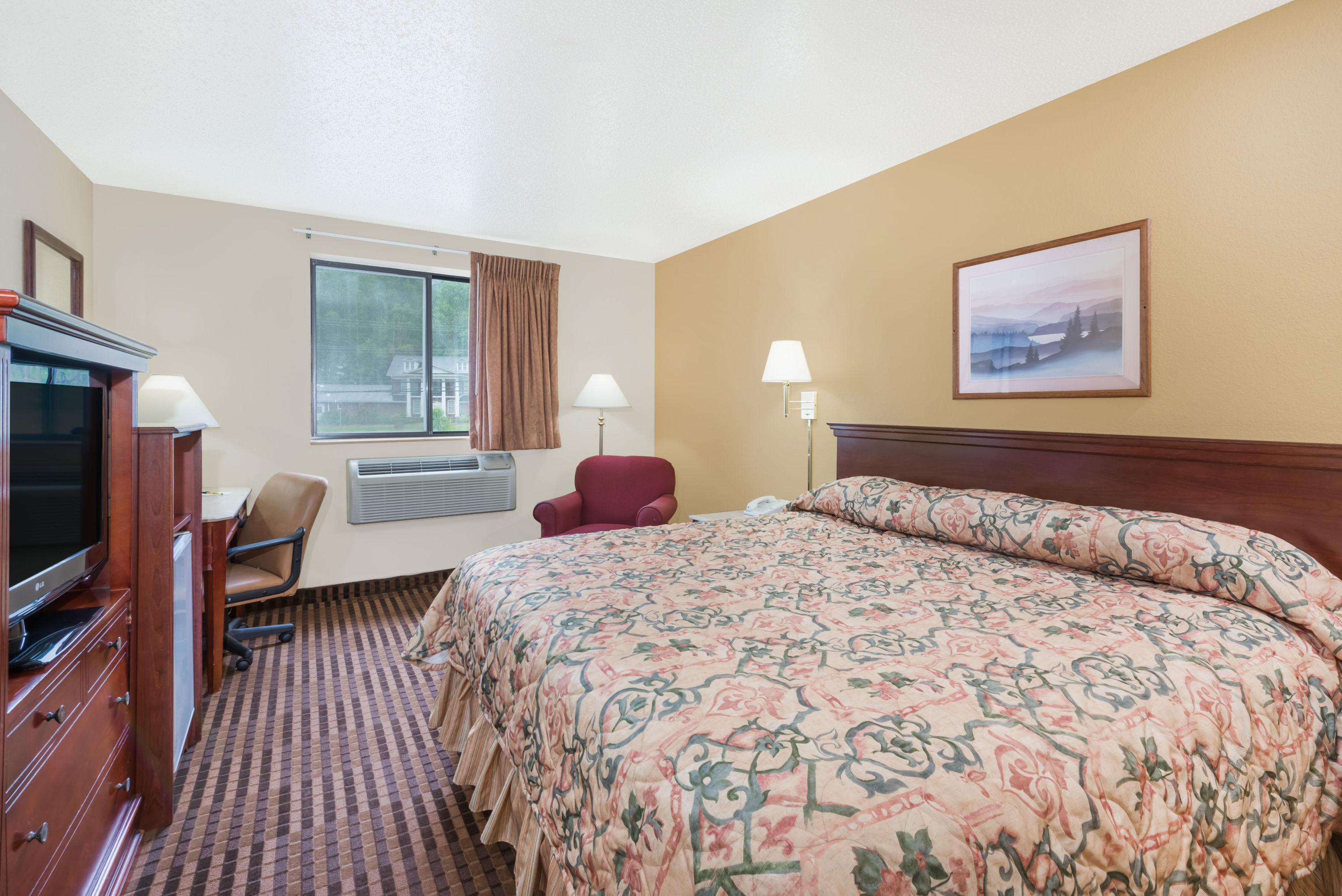 Guest room at the Super 8 by Wyndham La Vale/Cumberland Area in La Vale, Maryland