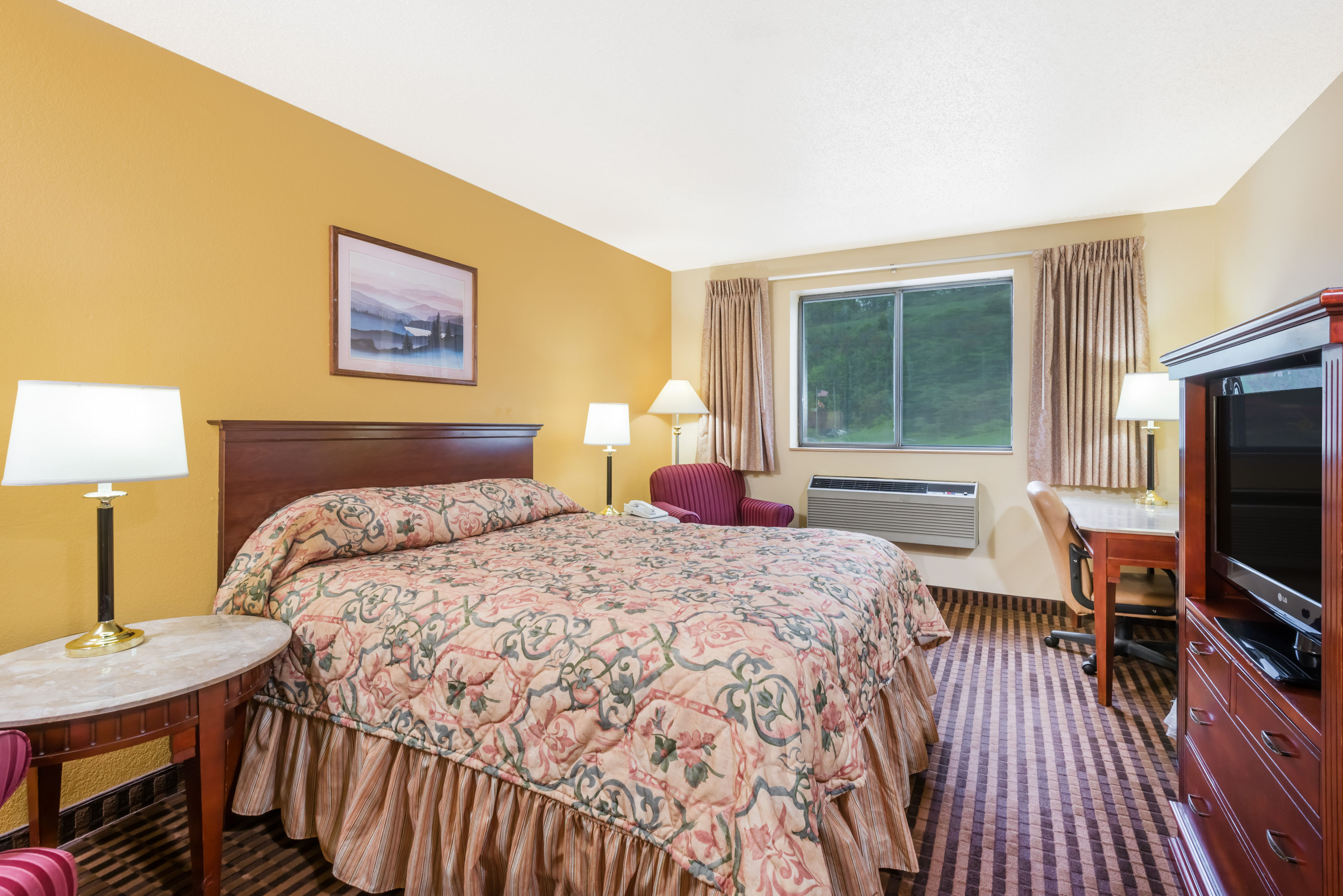 Guest room at the Super 8 by Wyndham La Vale/Cumberland Area in La Vale, Maryland