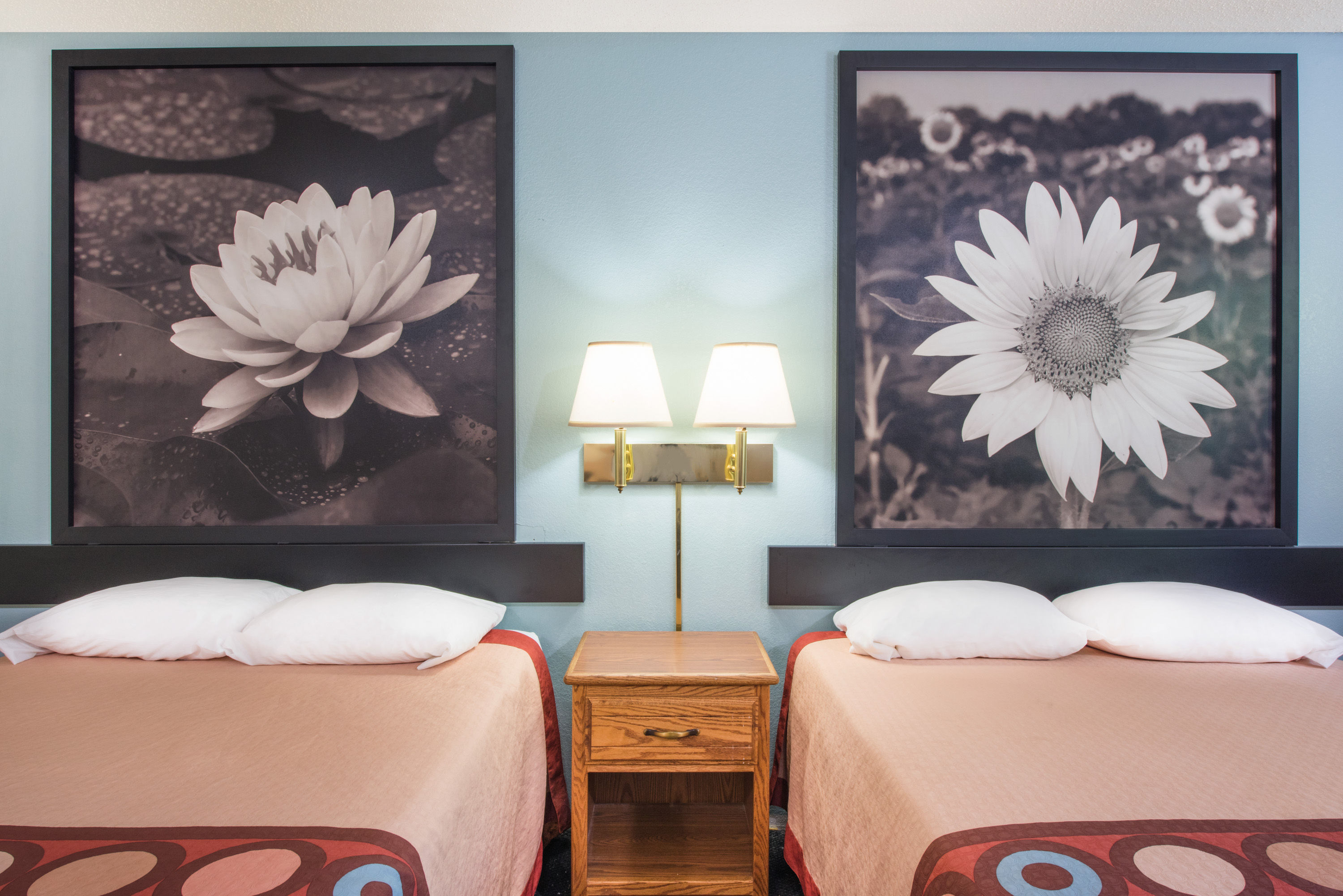 Guest room at the Super 8 by Wyndham Thurmont in Thurmont, Maryland