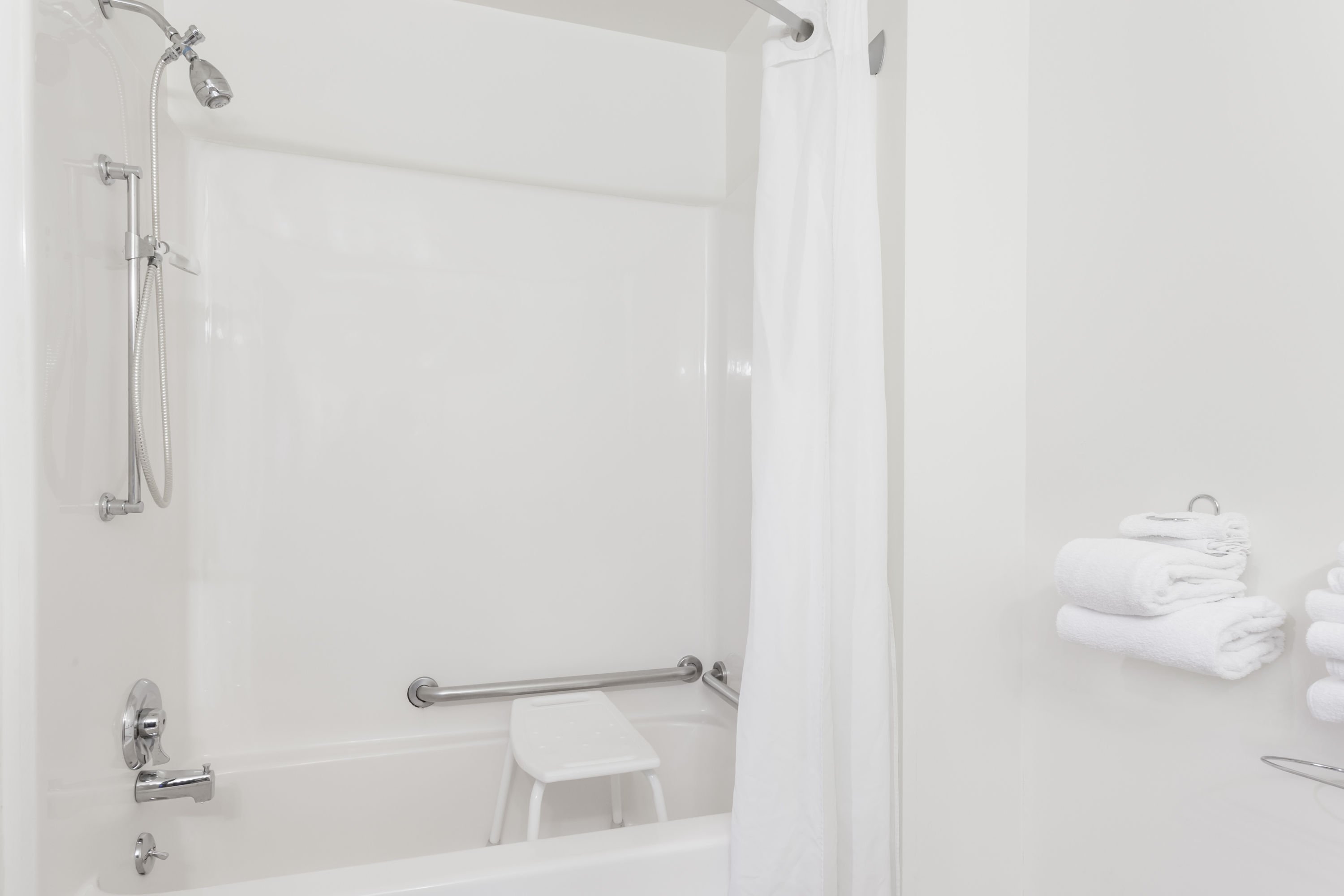 Guest room at the Super 8 by Wyndham Imlay City in Imlay City, Michigan