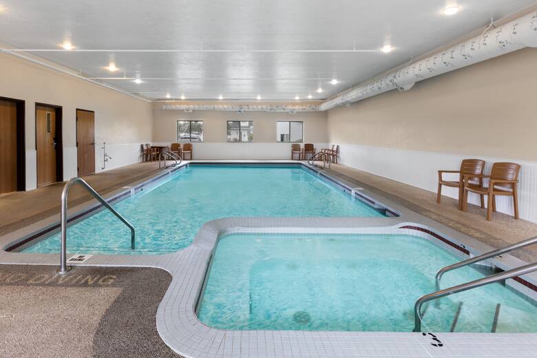 Pool at the Super 8 St. Ignace in Saint Ignace, Michigan