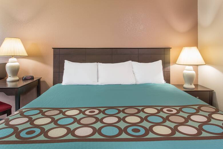 Guest room at the Super 8 Austin MN in Austin, Minnesota