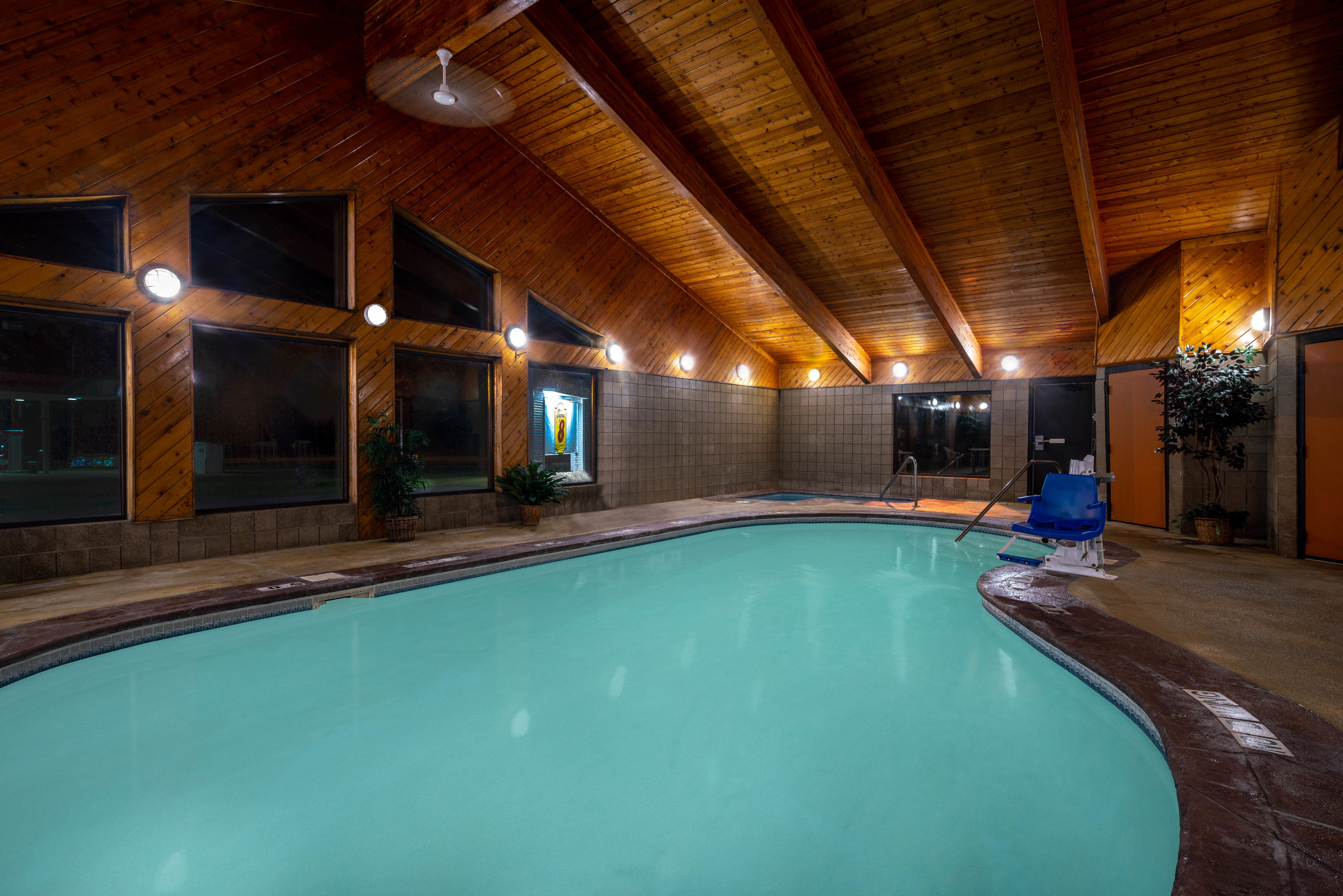 Pool at the Super 8 by Wyndham Glenwood in Glenwood, Minnesota