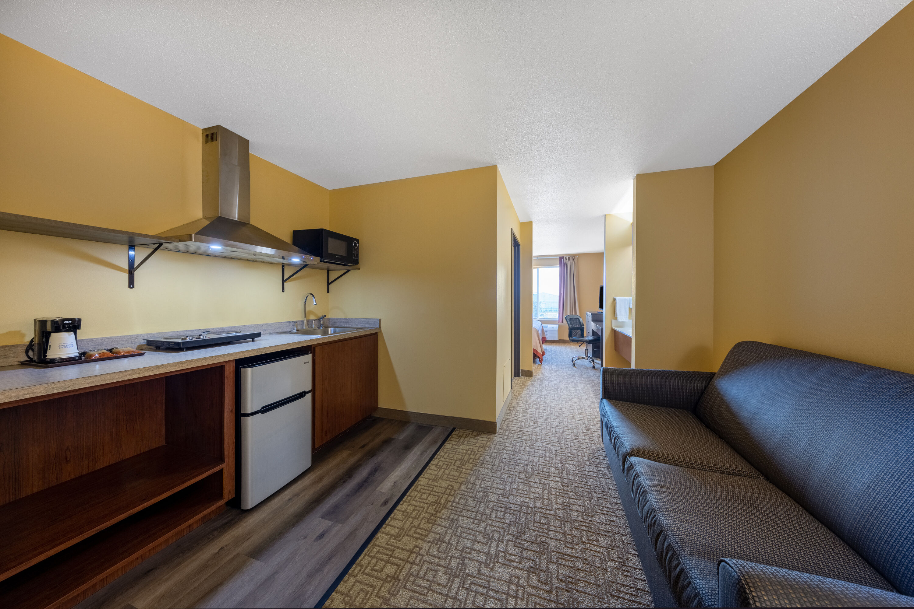 Guest room at the Super 8 by Wyndham Jackson MN in Jackson, Minnesota