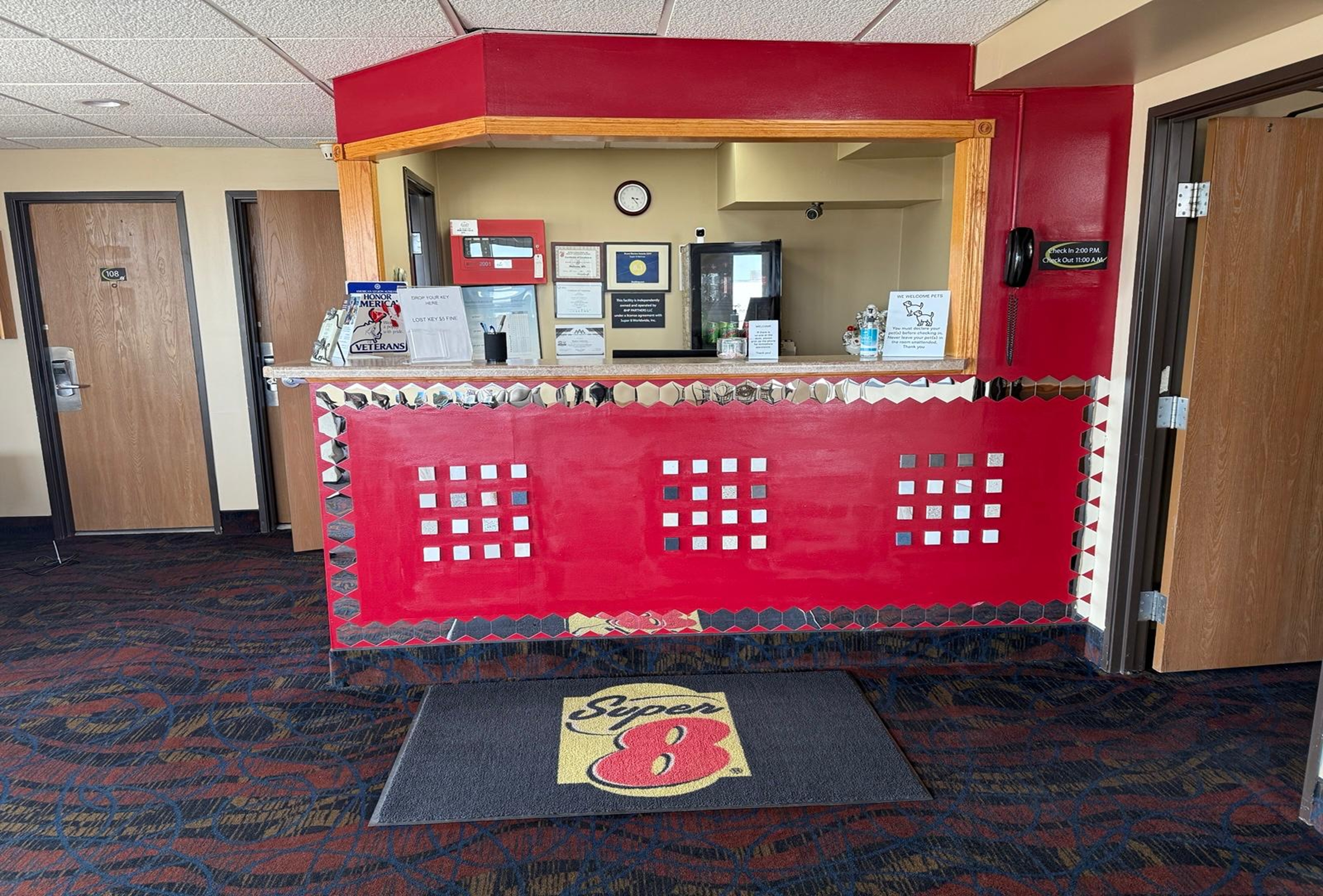Super 8 by Wyndham Melrose reception in Melrose, Minnesota