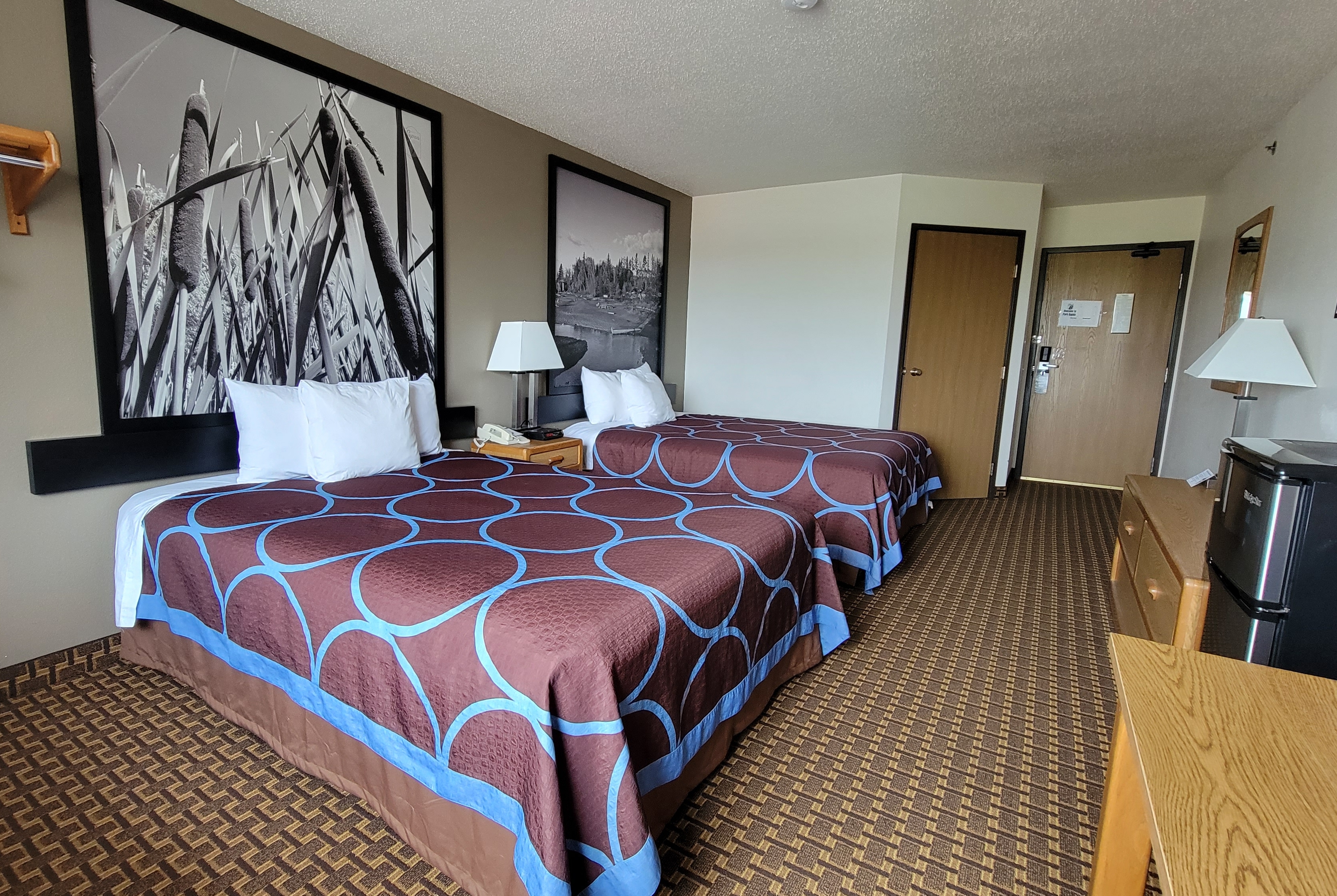 Guest room at the Super 8 by Wyndham Park Rapids in Park Rapids, Minnesota