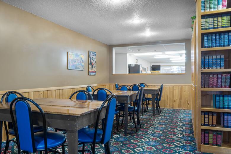 Super 8 Park Rapids hotel lobby in Park Rapids, Minnesota