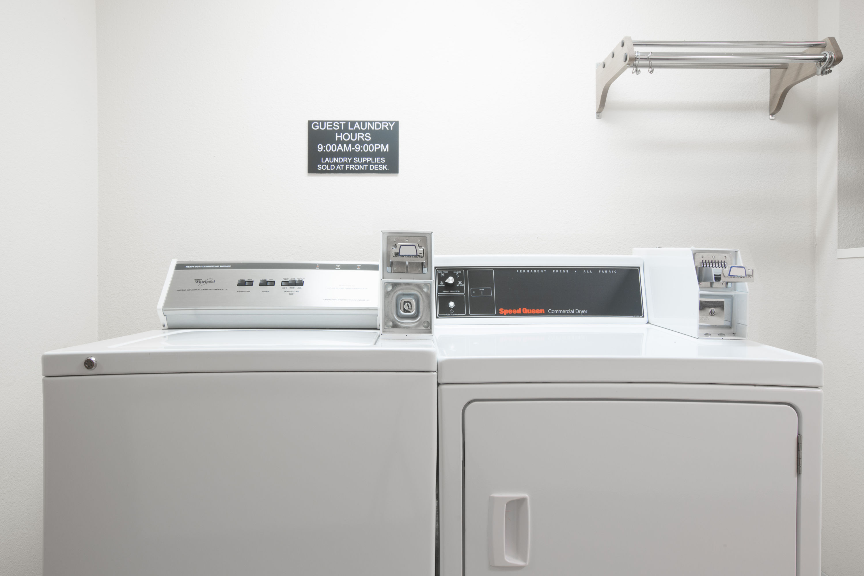 Laundry facilities at Super 8 by Wyndham Boonville in Boonville, Missouri