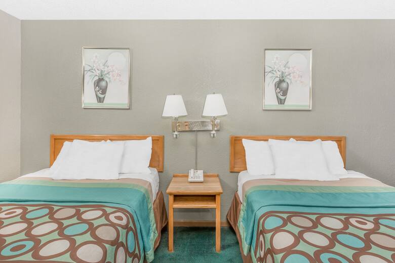 Guest room at the Super 8 Butler in Butler, Missouri