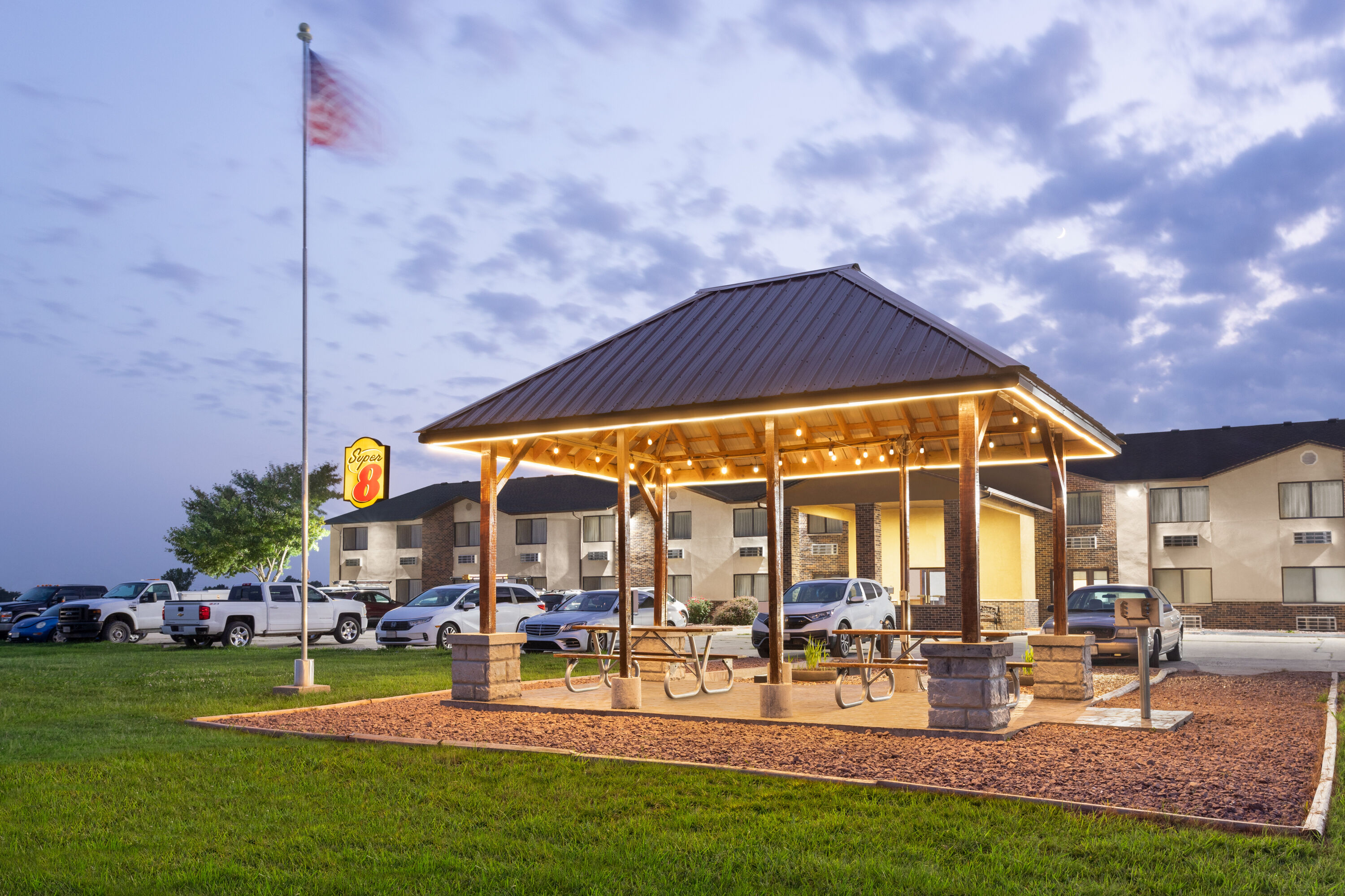 Gazebo at Super 8 by Wyndham Chillicothe in Chillicothe, Missouri